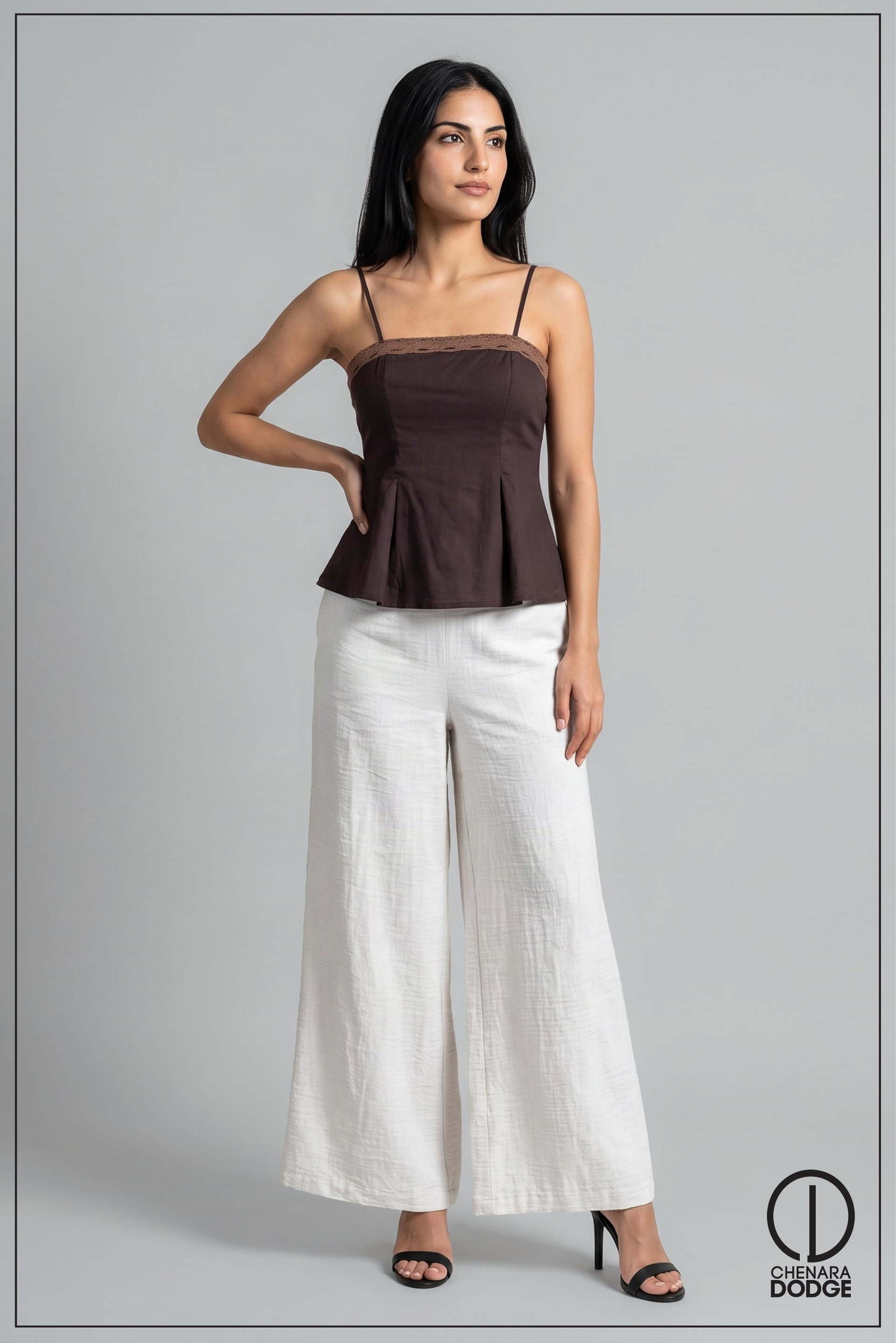 GLINDA SQUARE NECK TOP