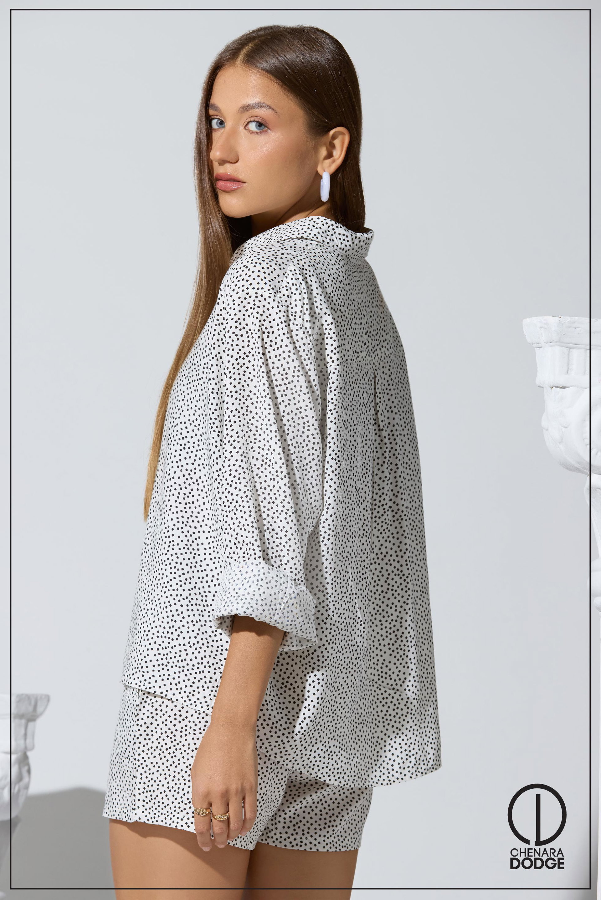 GRACE BUTTON DOWN TWO PIECE  SET