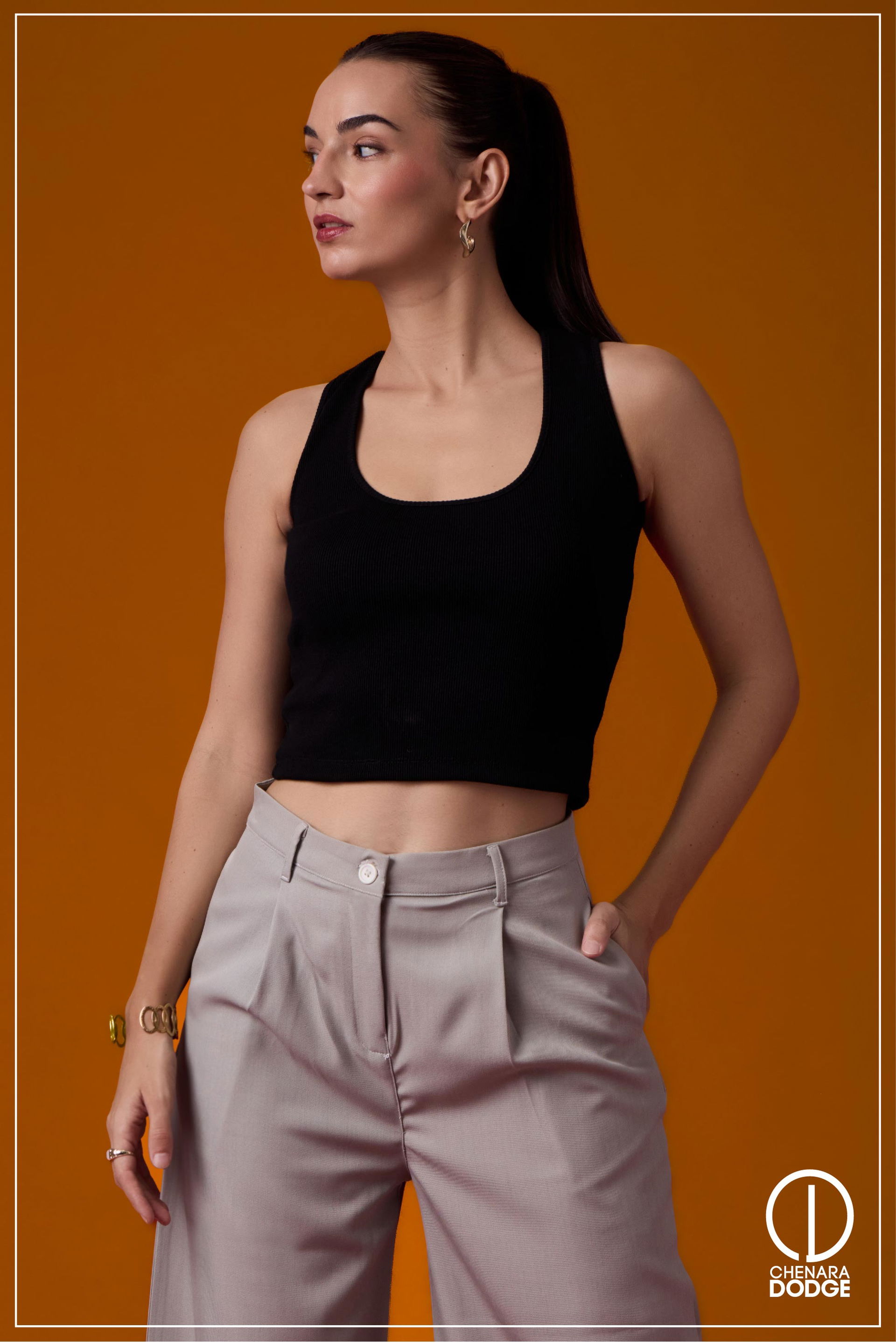 GRACE PLEATED DETAILED OFFICE PANT