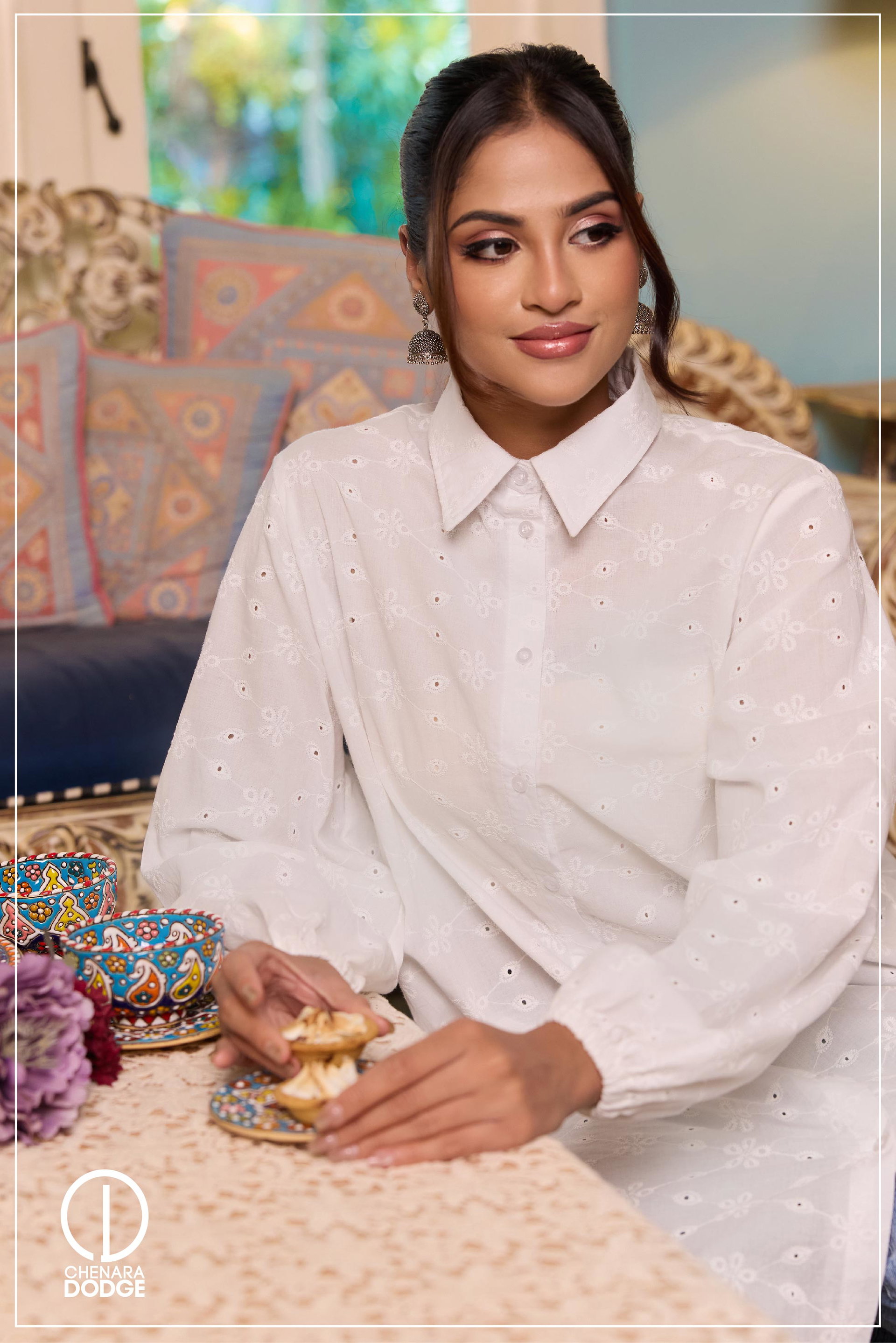 GRADY BUTTON DOWN SHIRT DRESS