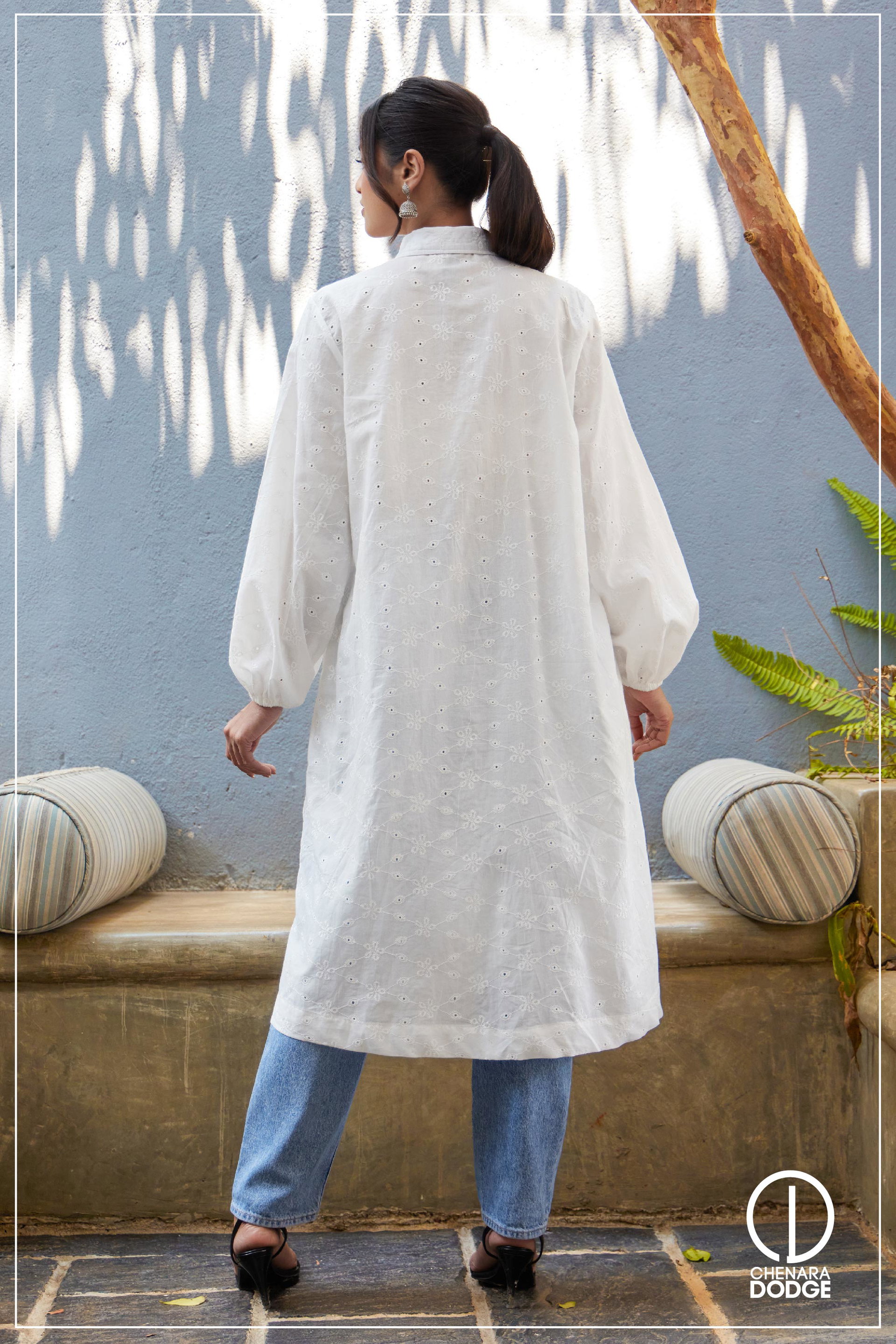 GRADY BUTTON DOWN SHIRT DRESS