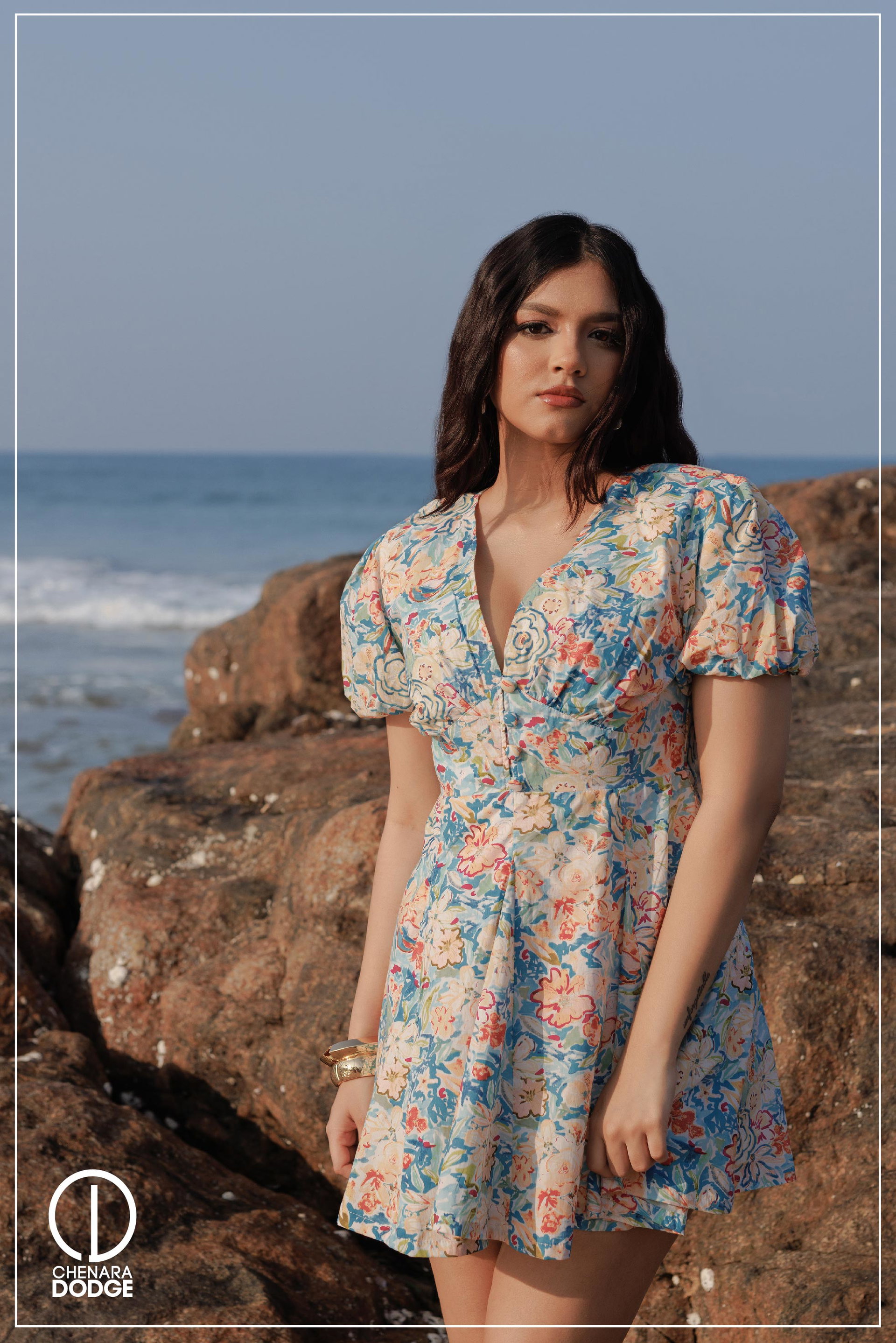 HAIRA PLEATED MINI DRESS