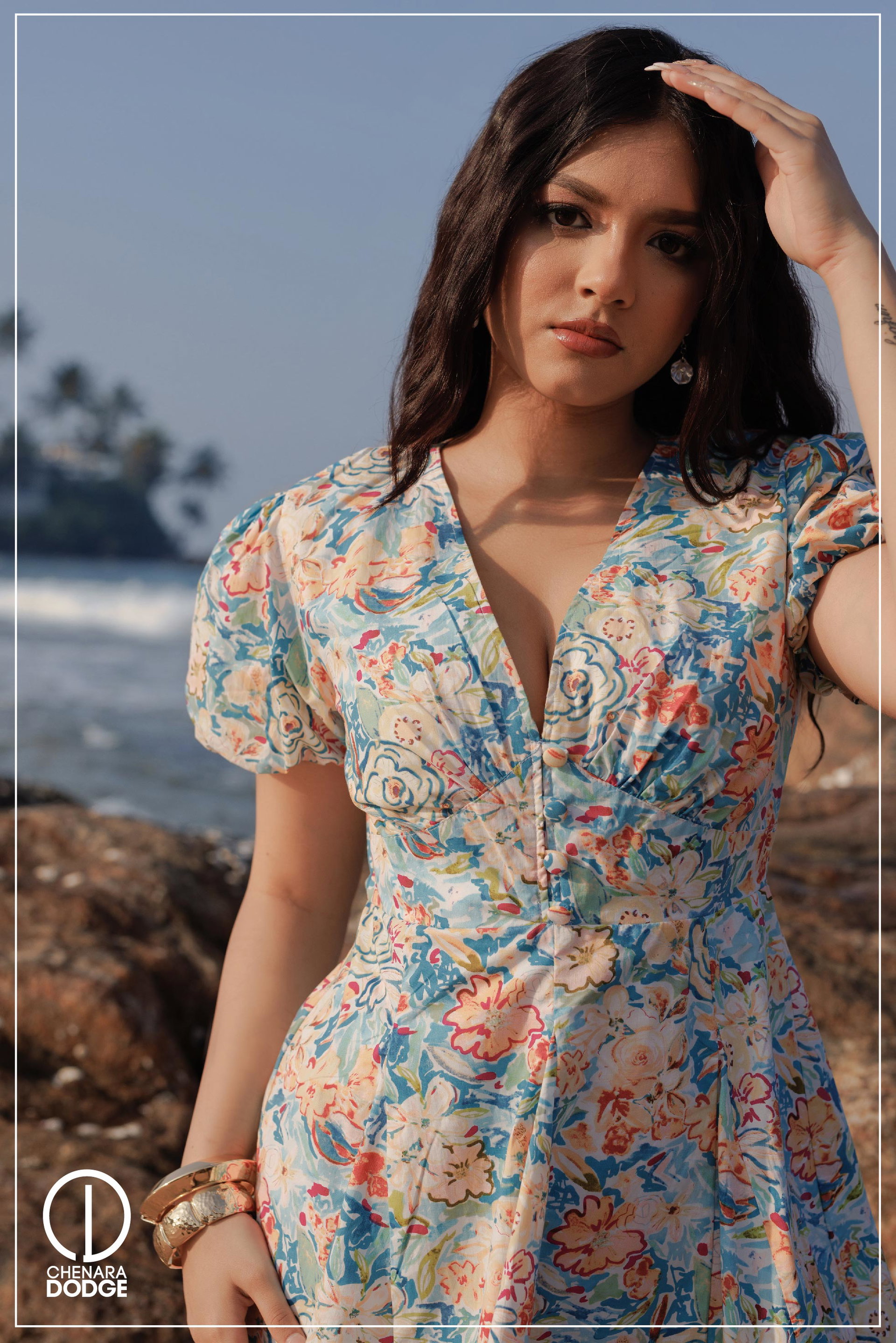 HAIRA PLEATED MINI DRESS