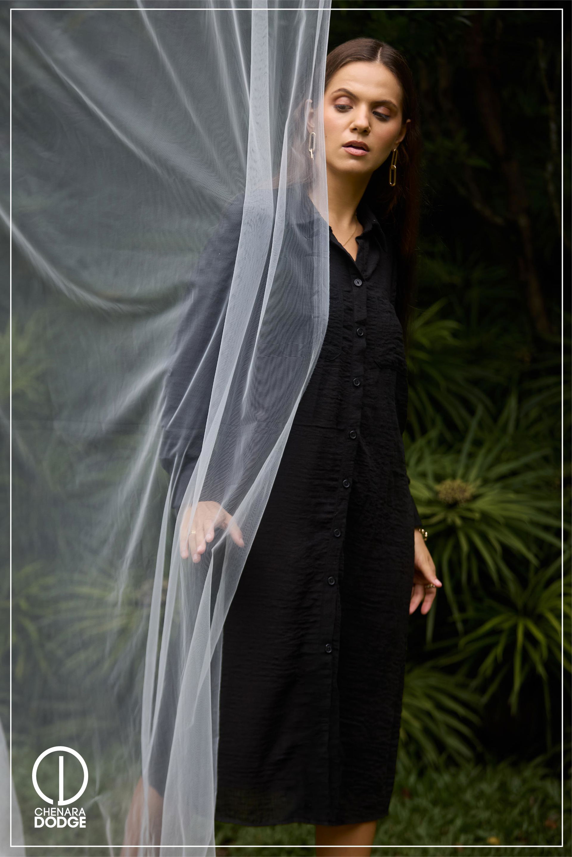 HALLIE MIDI SHIRT DRESS