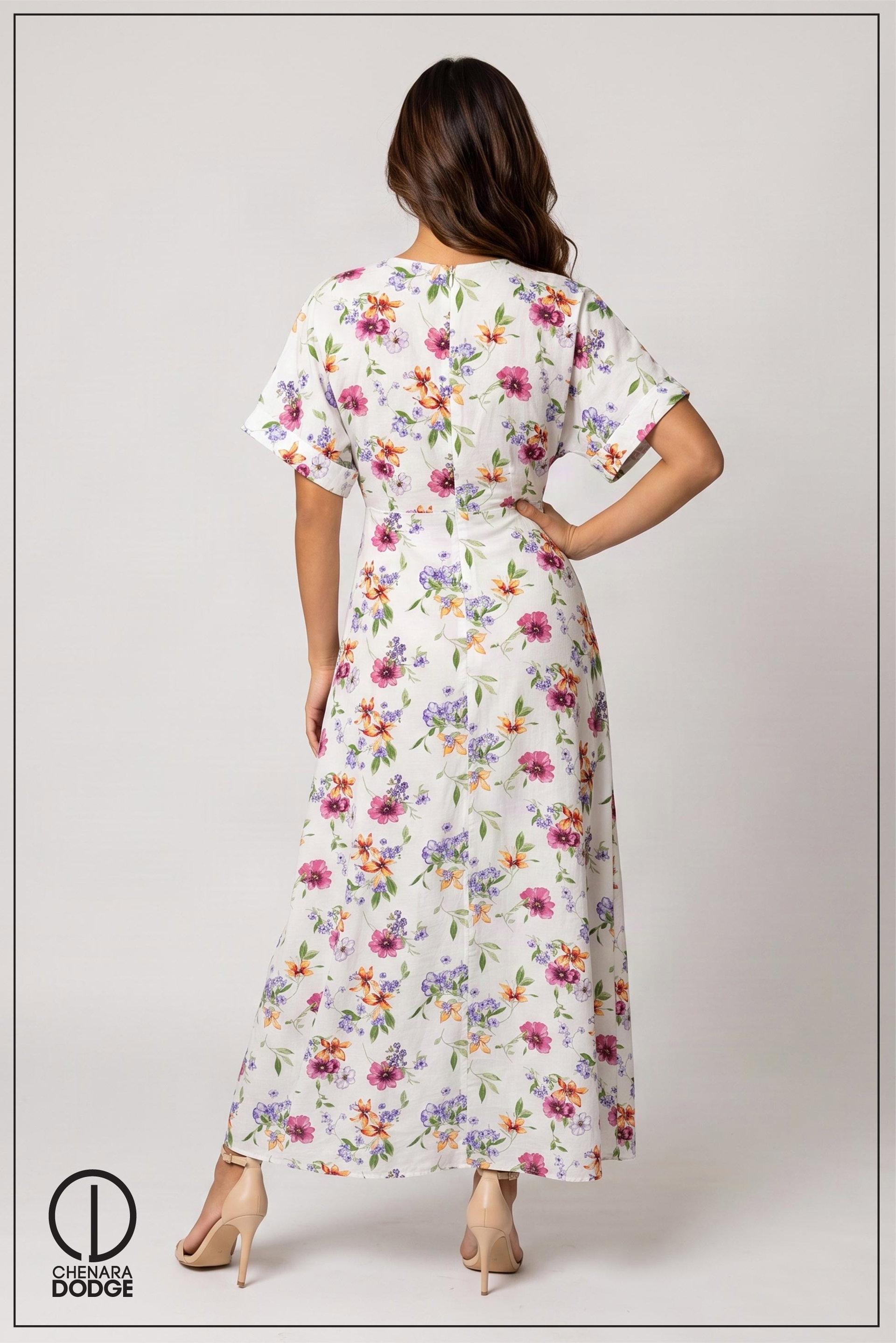 HARTLIE BELL SLEEVE MAXI DRESS