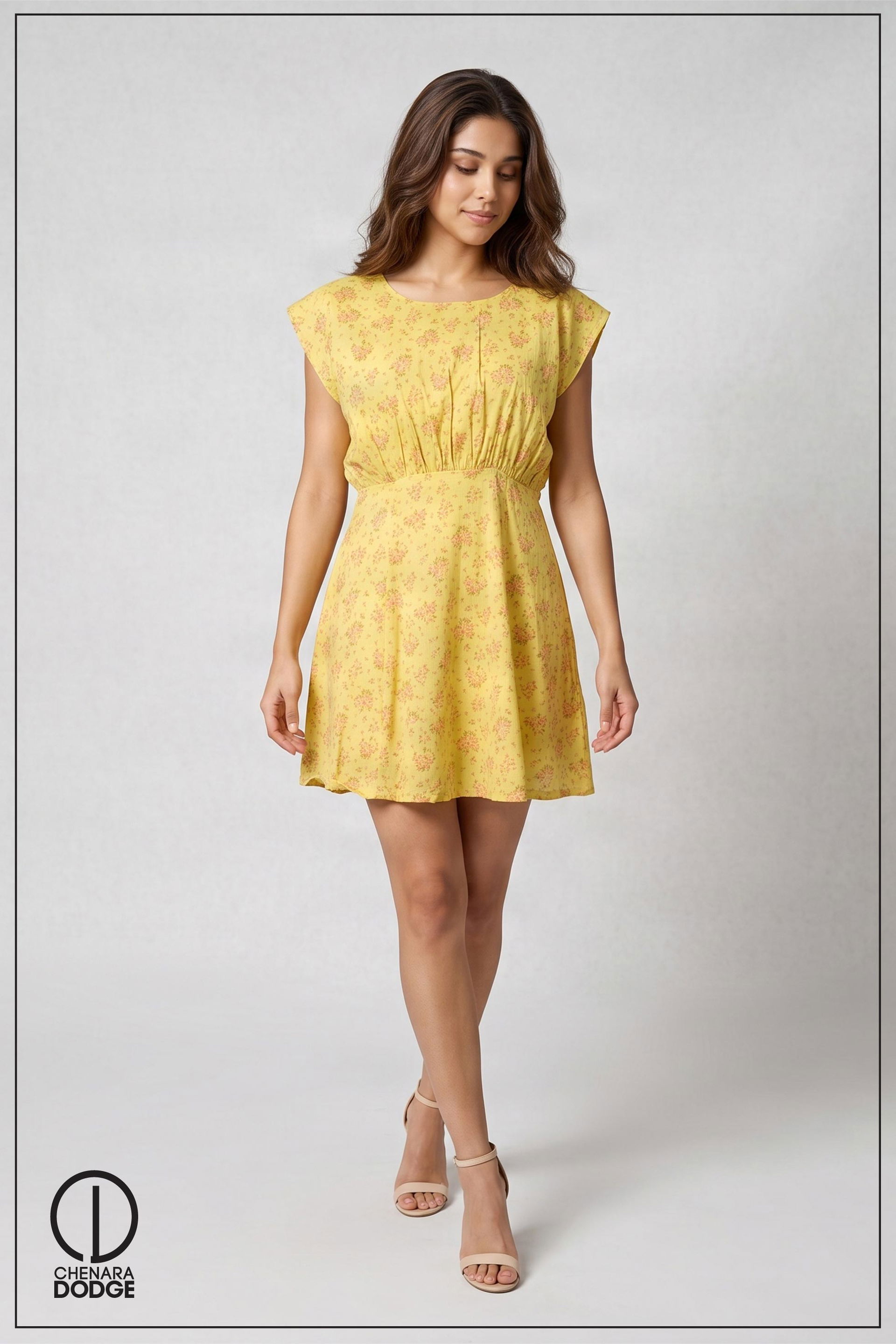 HELENA BOAT NECK MINI DRESS