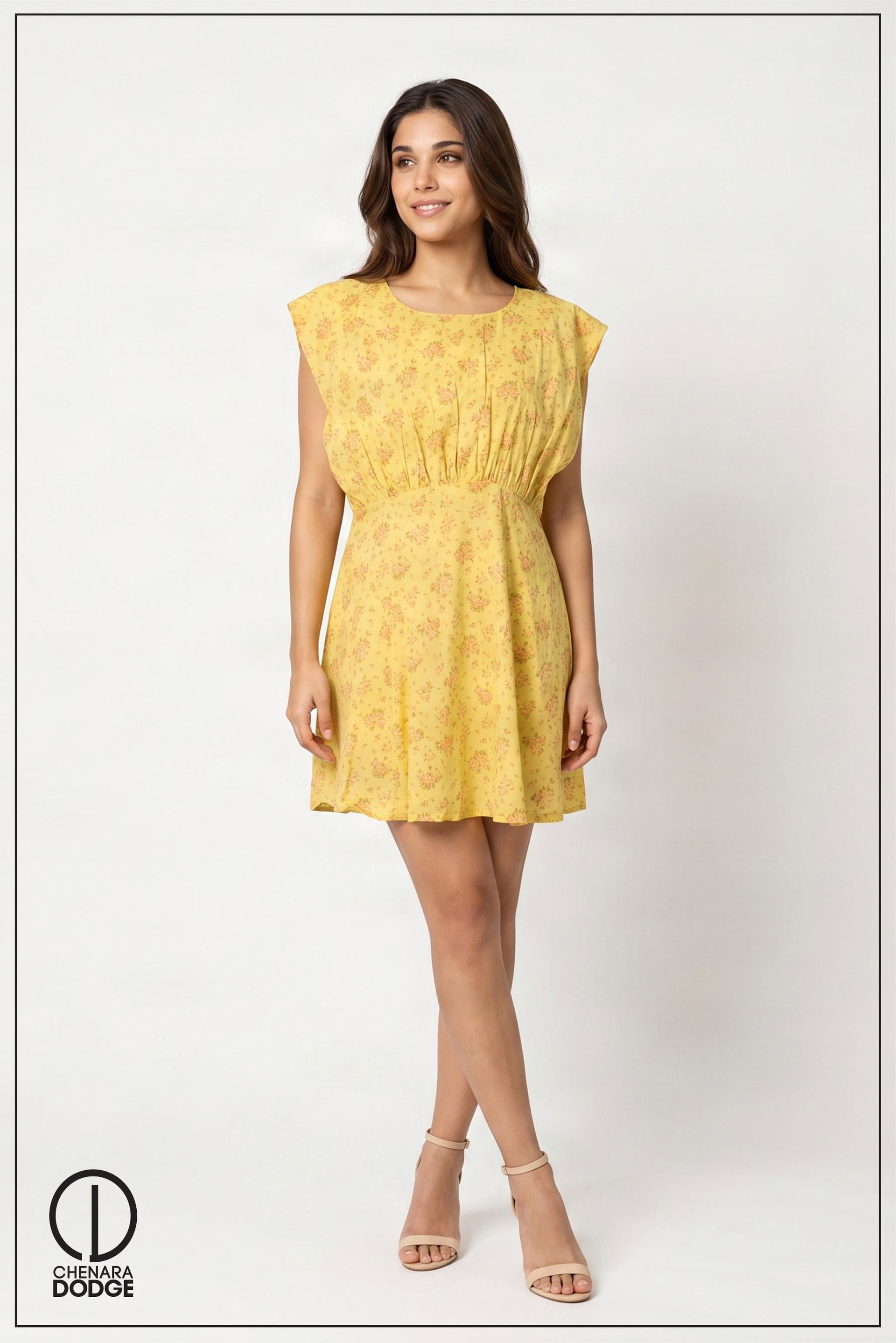HELENA BOAT NECK MINI DRESS