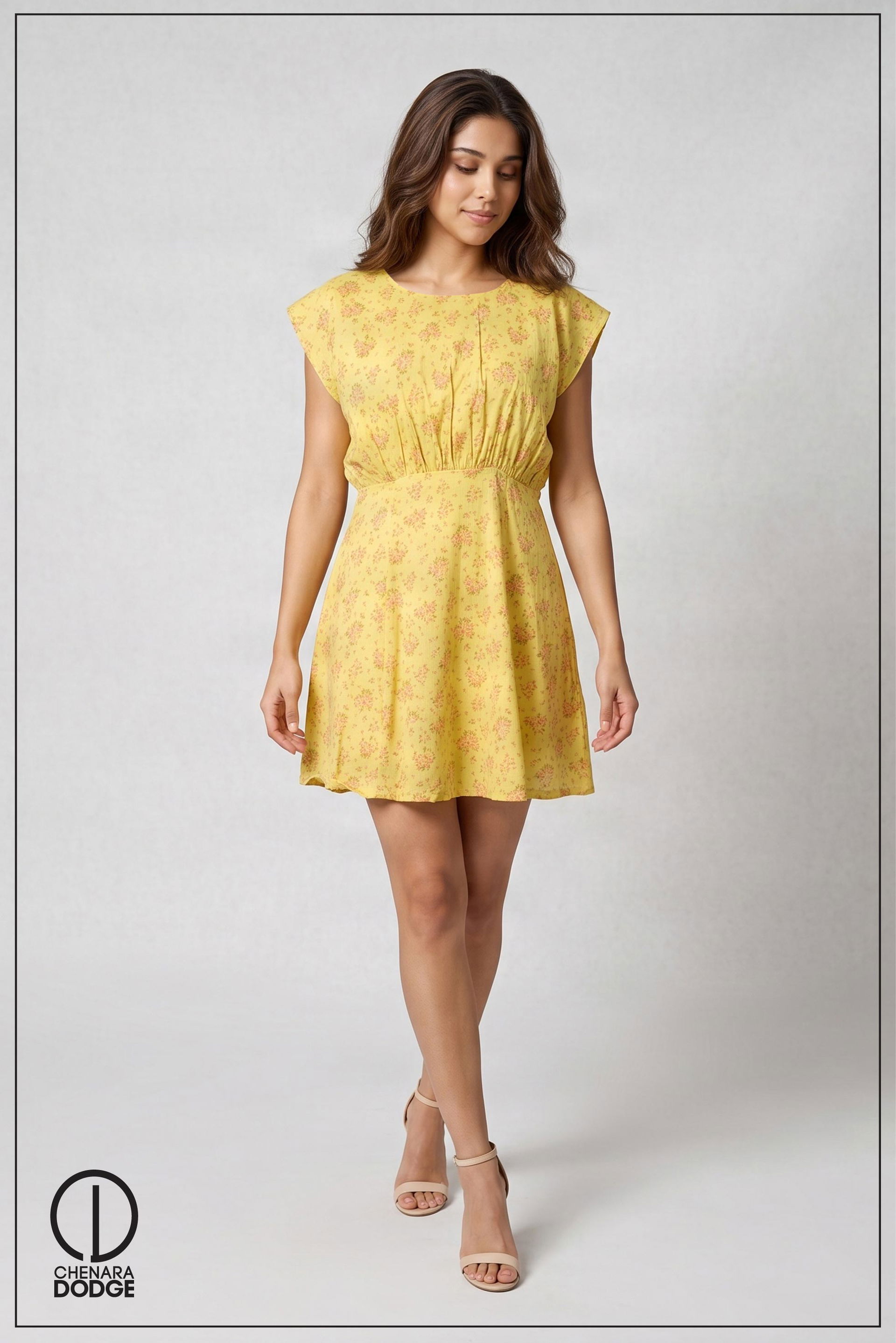 HELENA BOAT NECK MINI DRESS