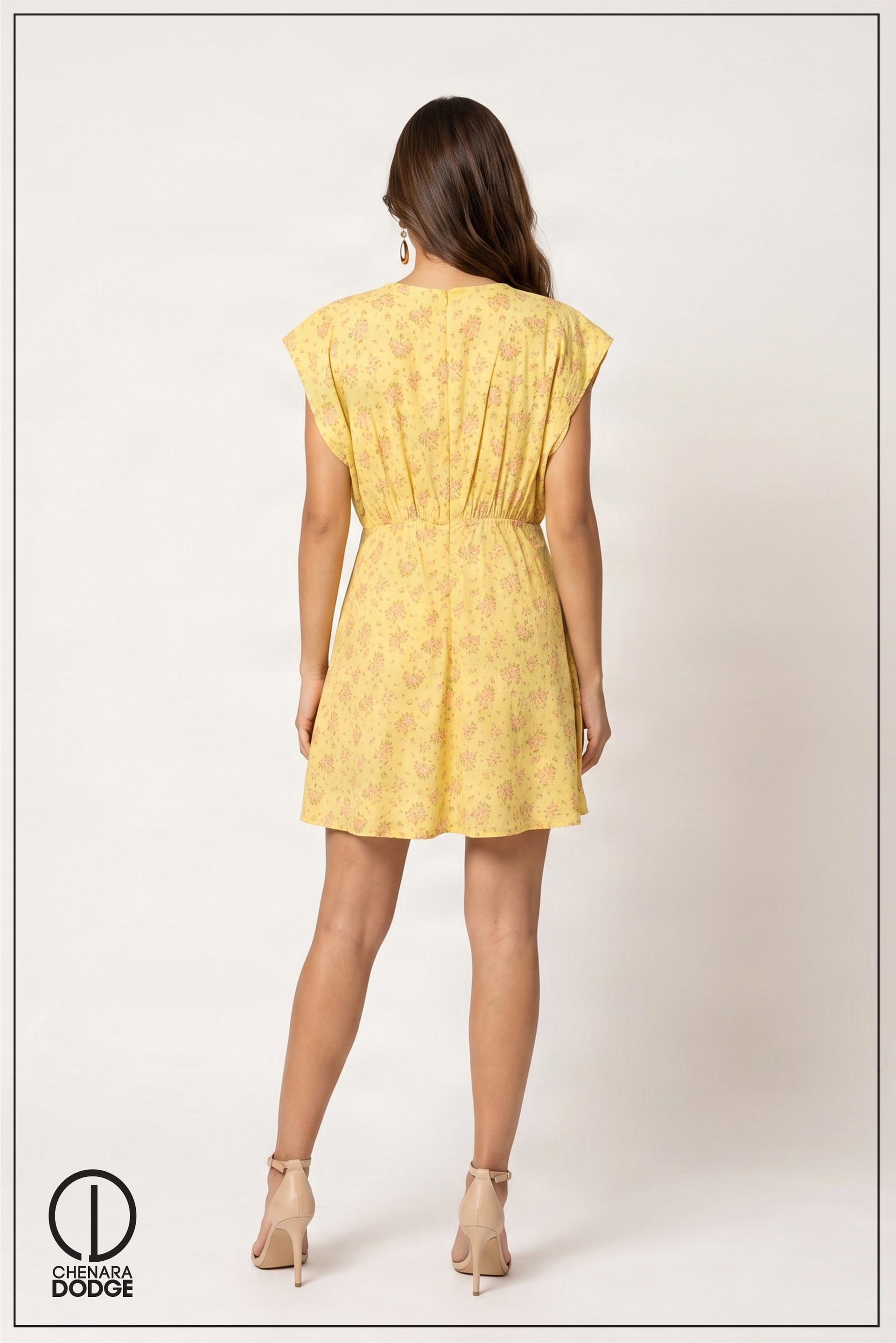 HELENA BOAT NECK MINI DRESS