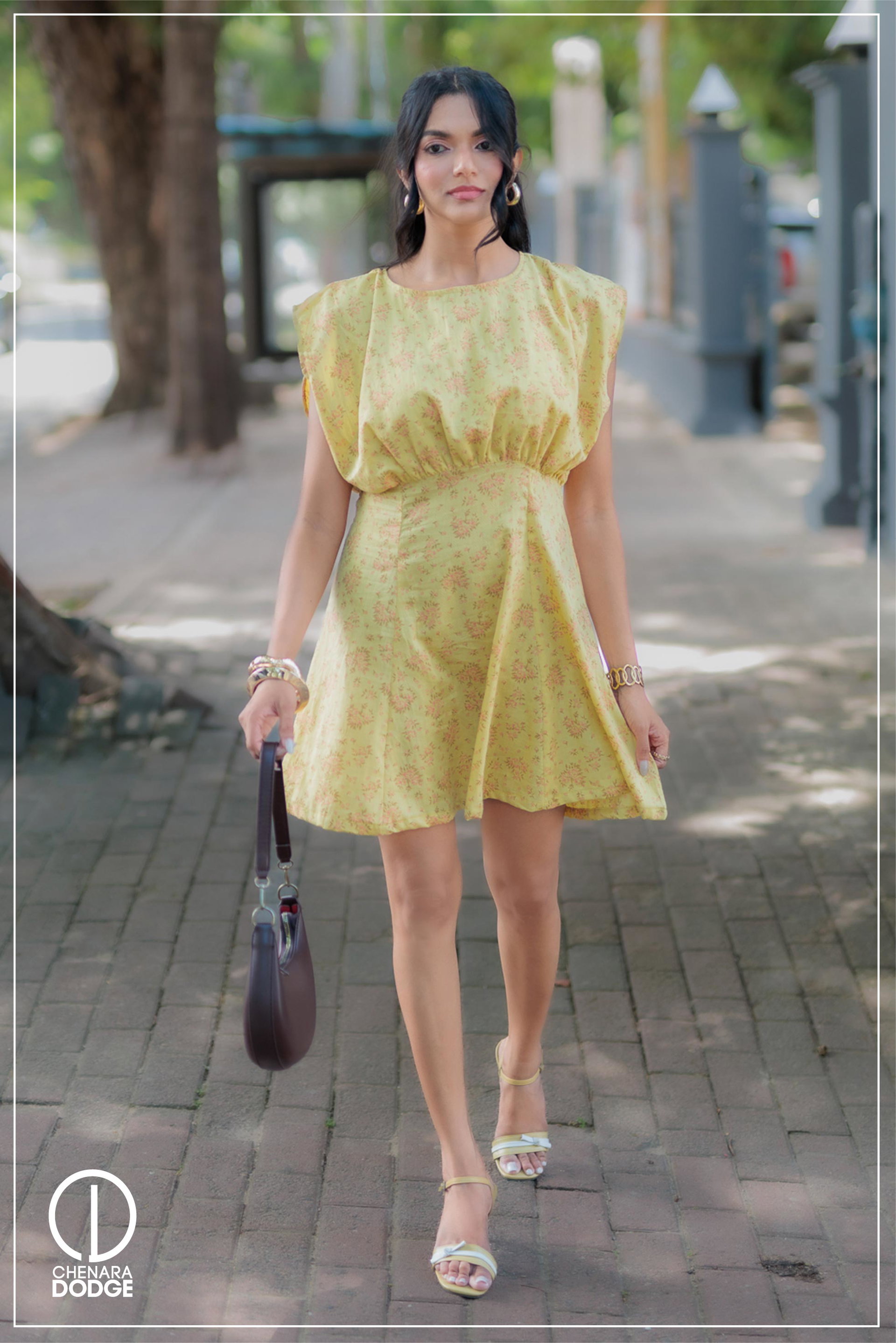 HELENA BOAT NECK MINI DRESS