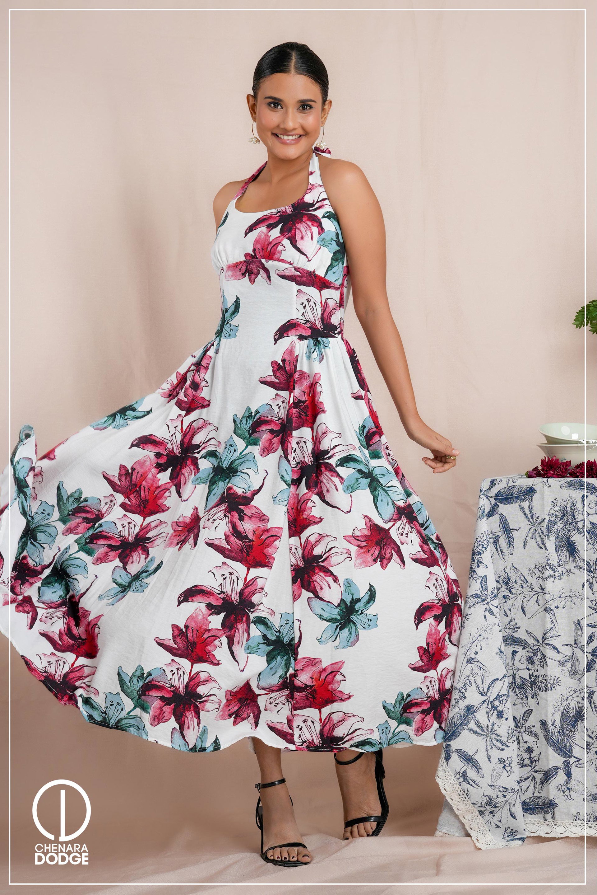 HELENA  BUSTIER MAXI DRESS