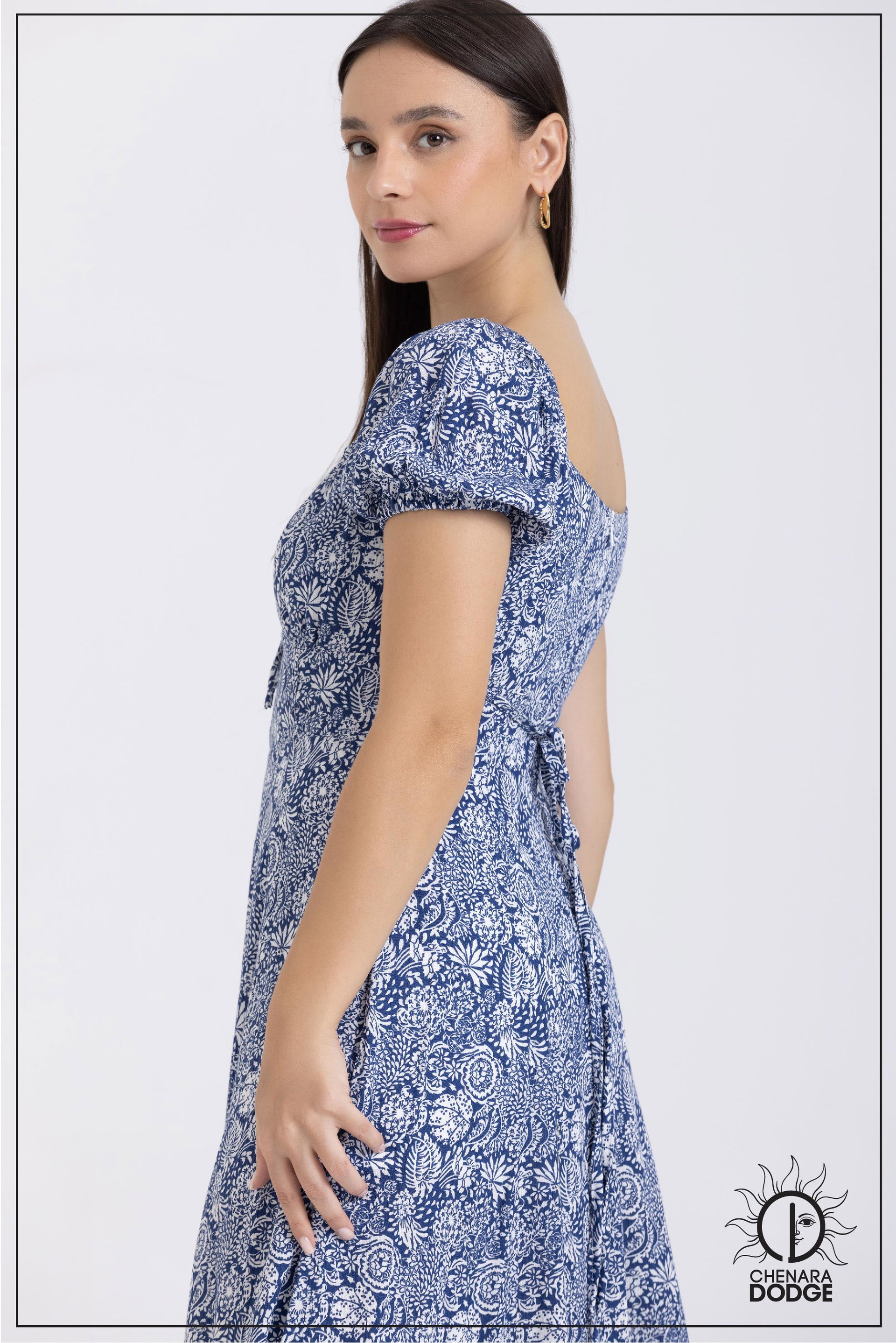 HILARIE SQUARE NECK MAXI DRESS