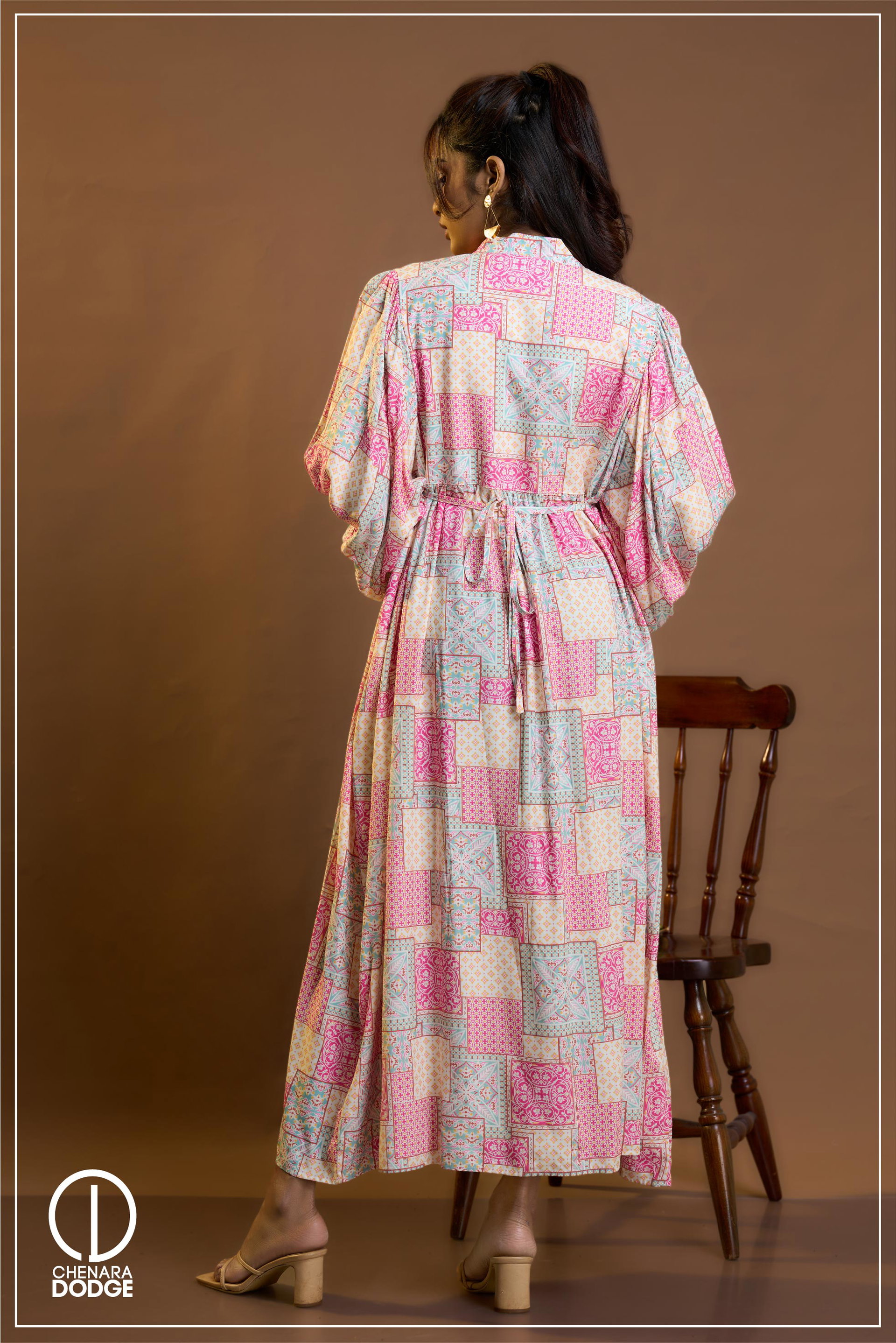 ISLA CONTRAST MAXI DRESS