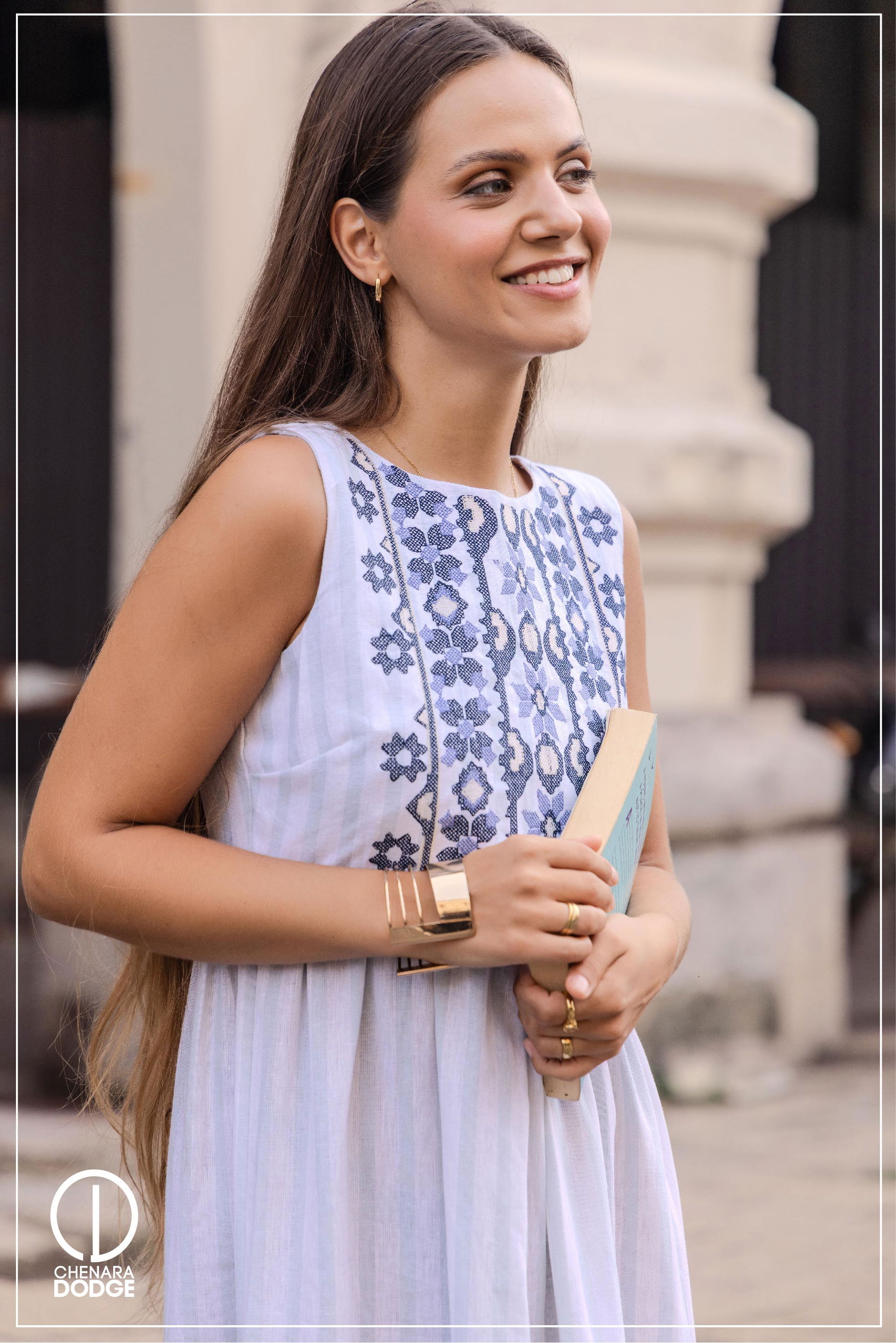 ISLA TIERED MIDI DRESS