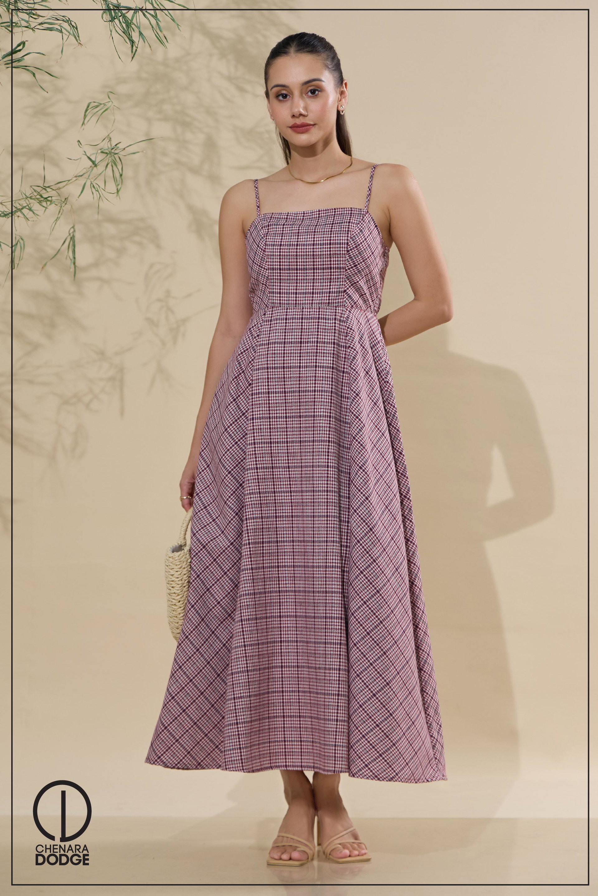 ISSEBELLA SQUARE NECK MAXI DRESS