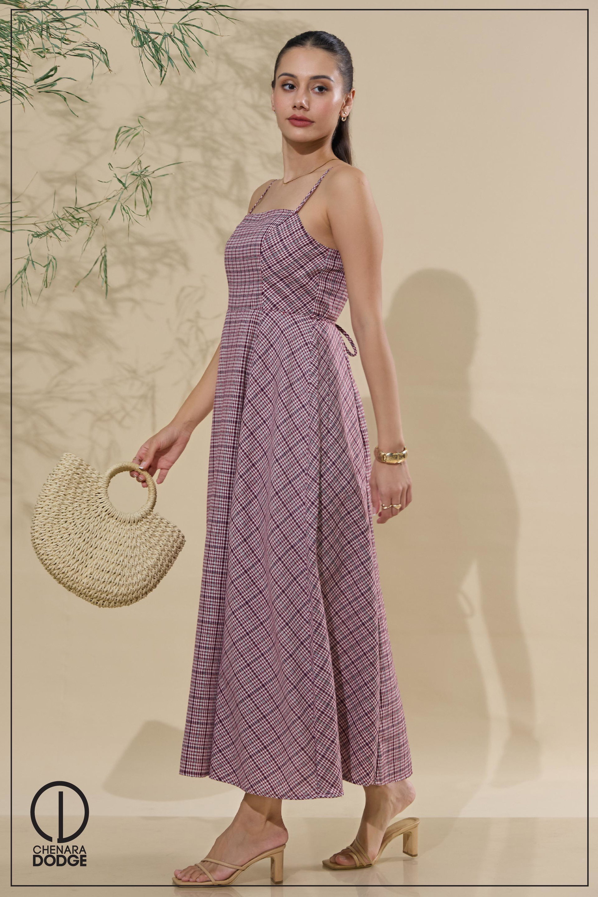 ISSEBELLA SQUARE NECK MAXI DRESS