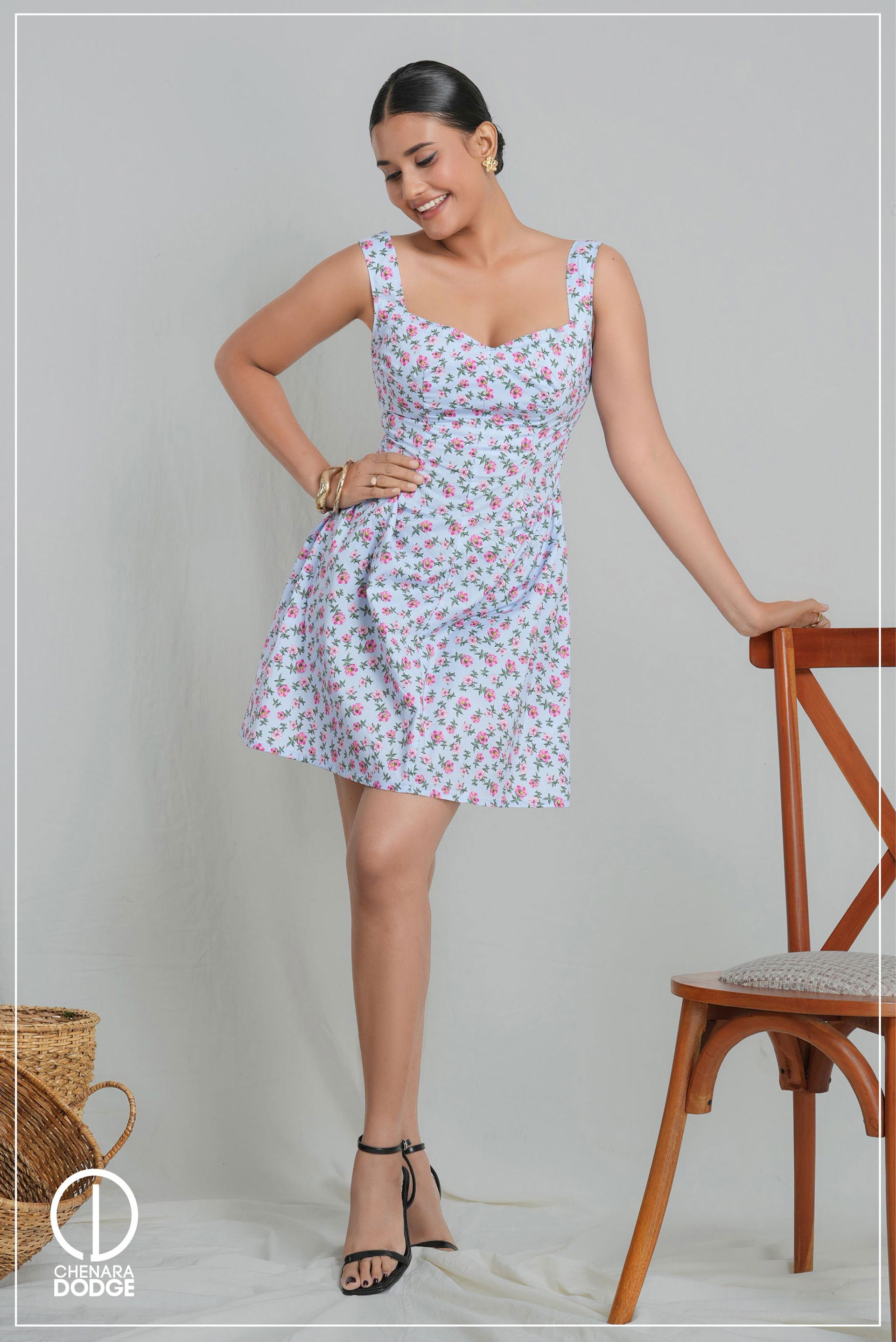 JACQUELINE SLEEVELESS MINI DRESS