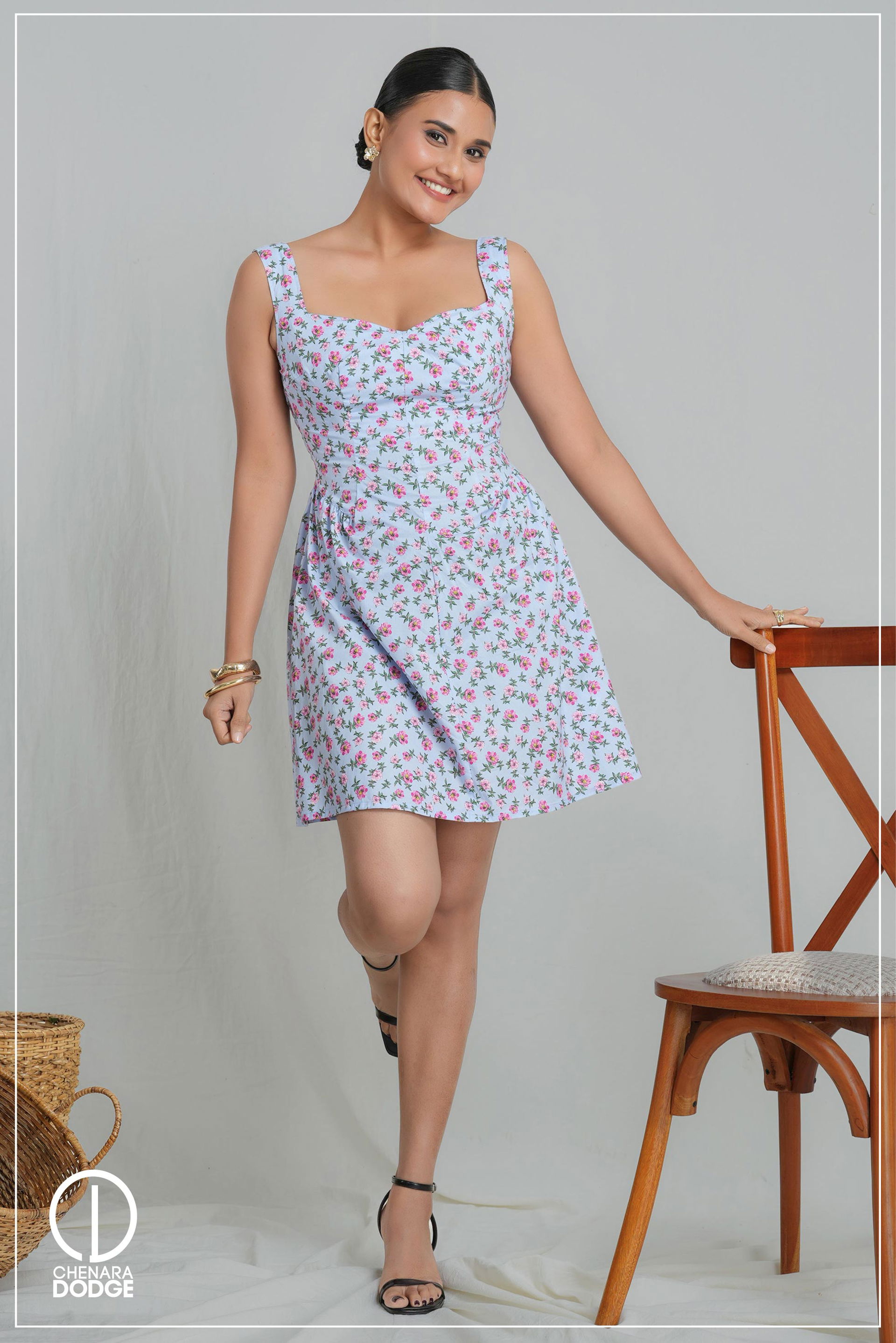 JACQUELINE SLEEVELESS MINI DRESS