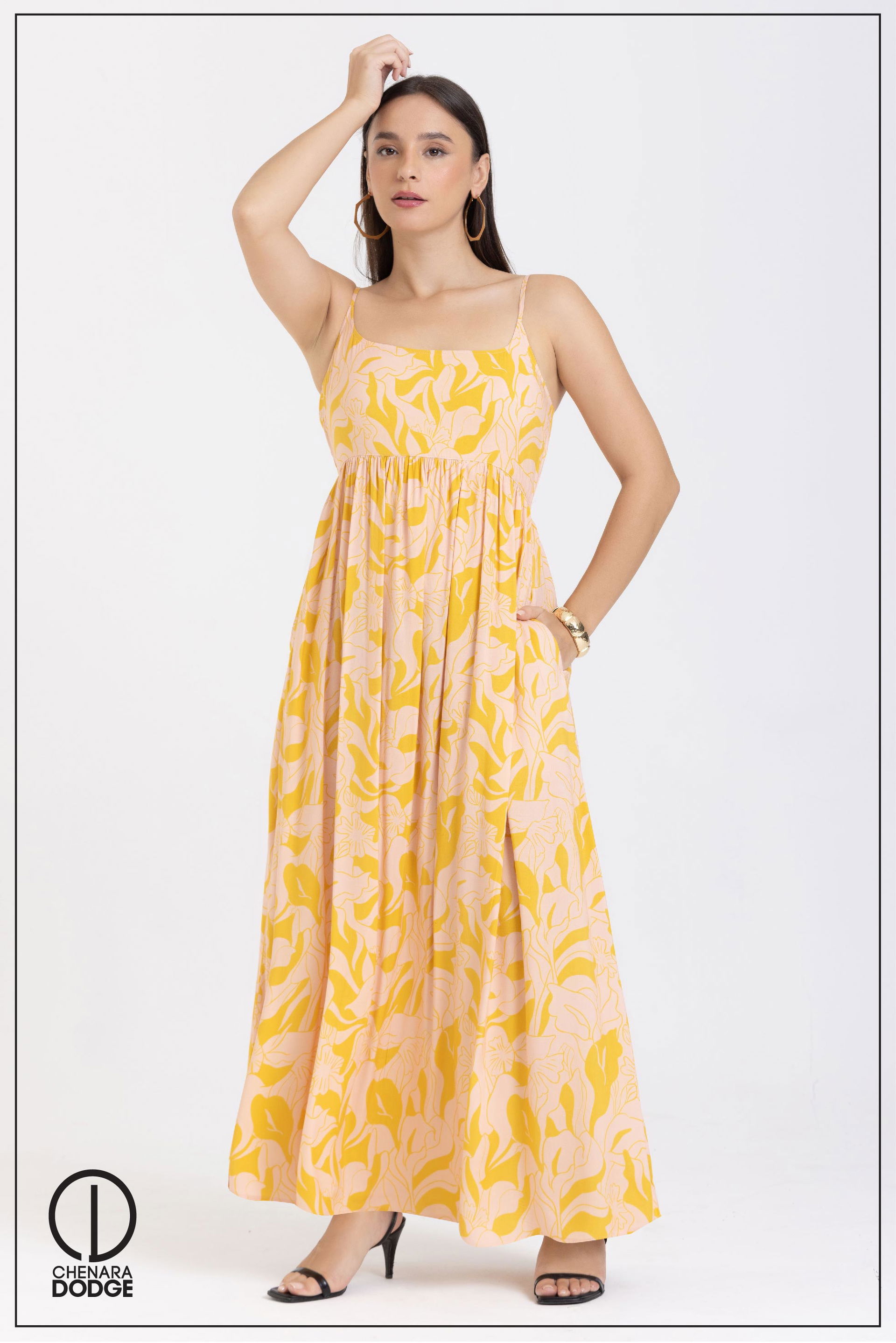 JADE STRAPPY LONG MAXI DRESS