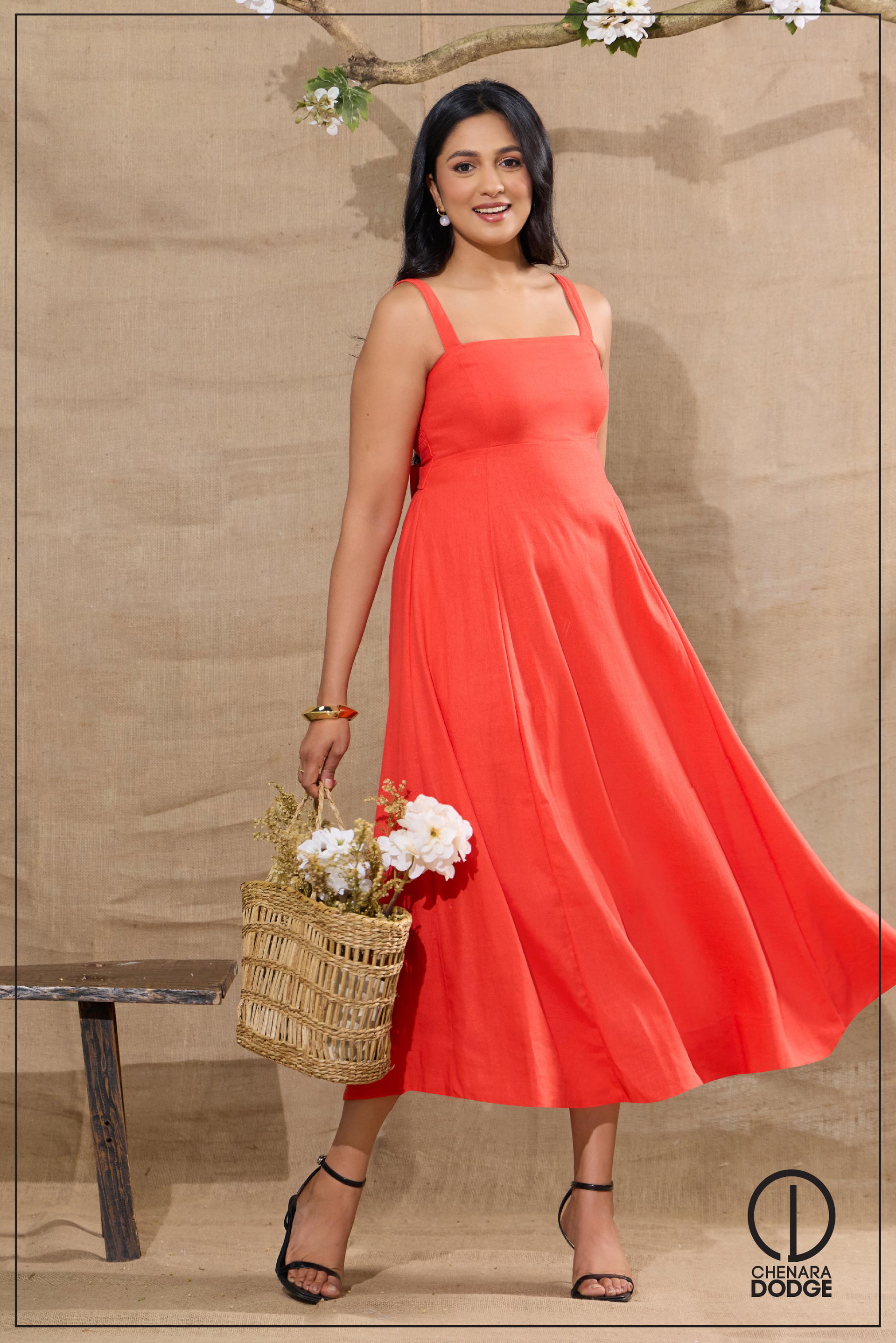 JADE THICK STRAP MAXI DRESS