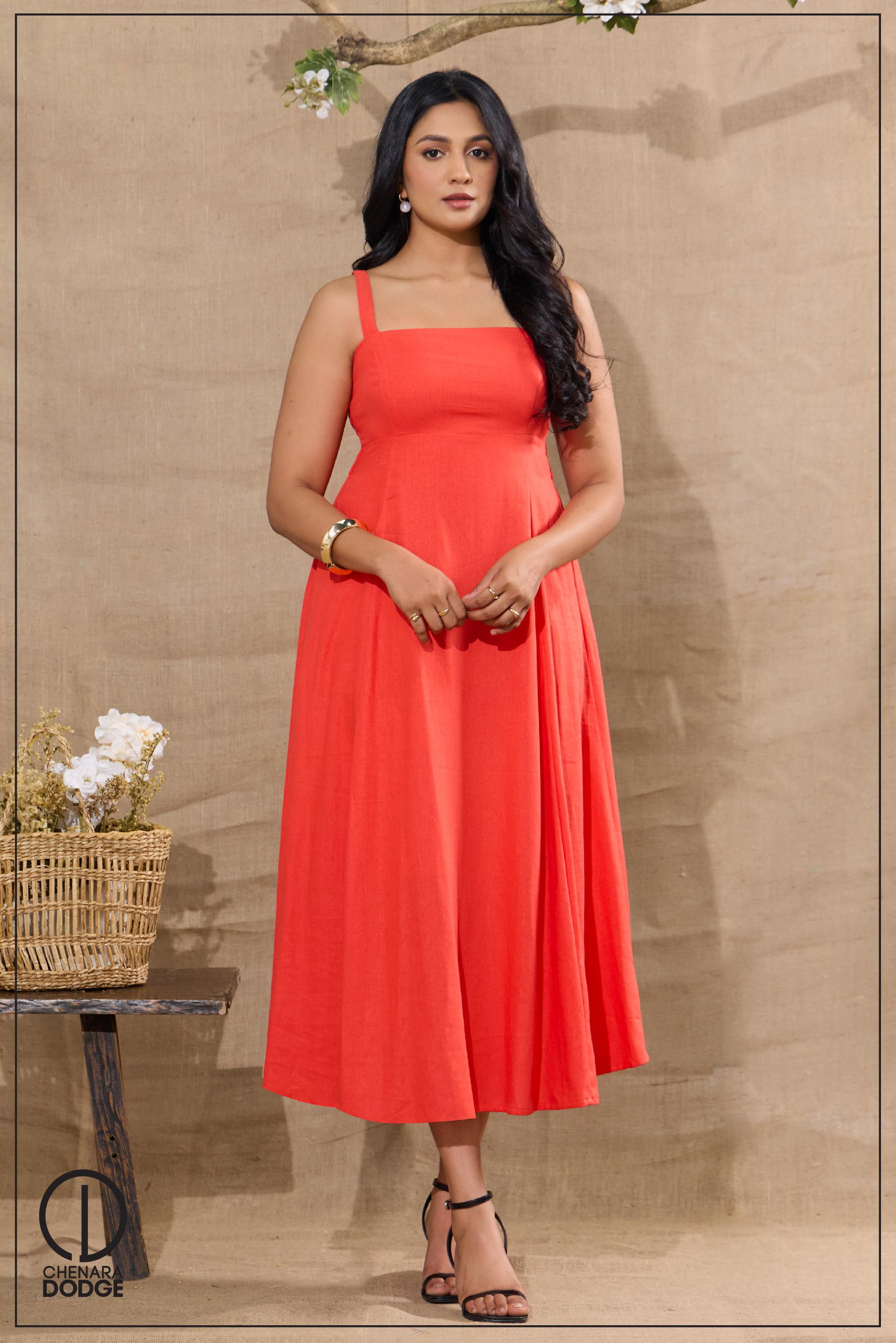 JADE THICK STRAP MAXI DRESS