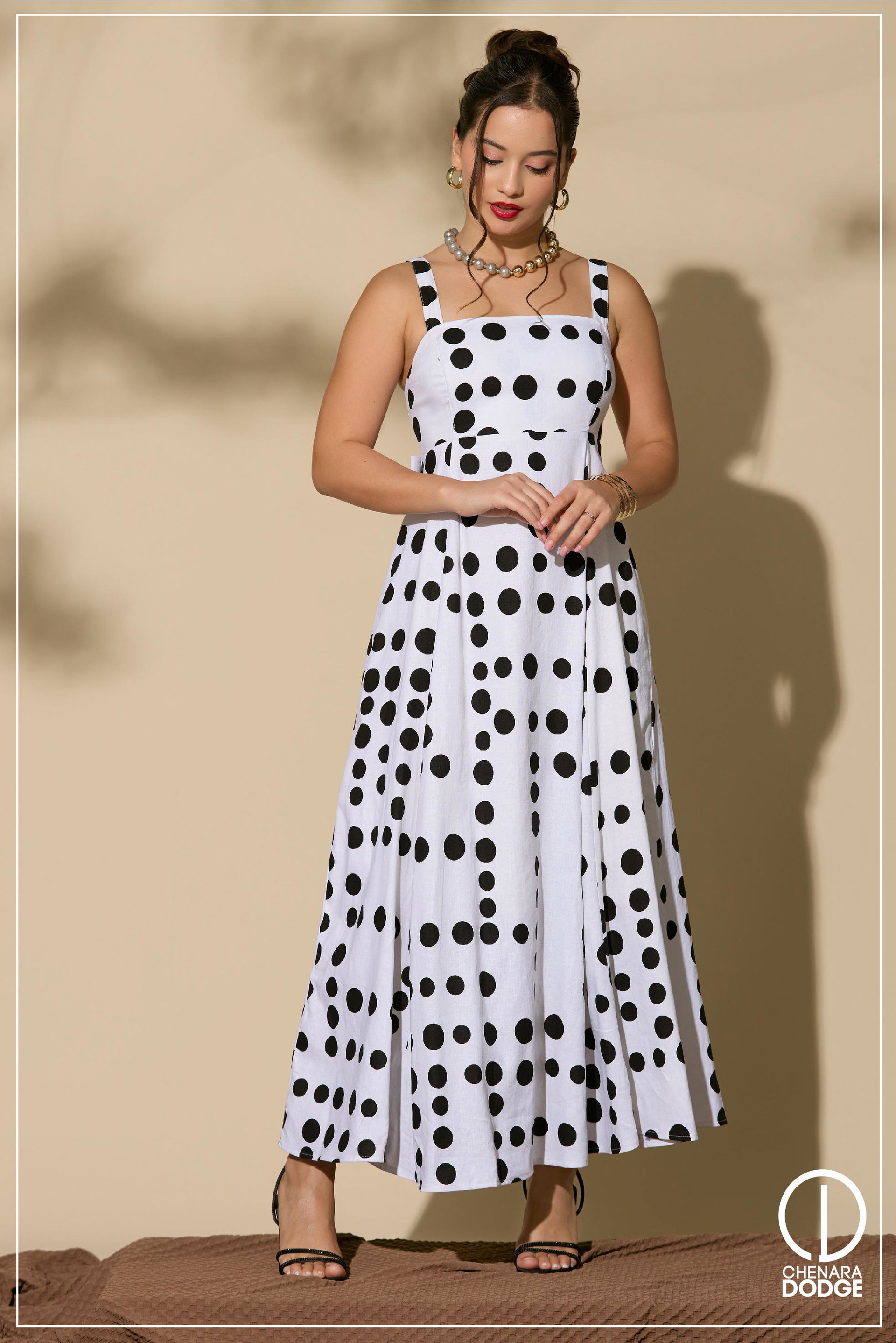 JADE THICK STRAP MAXI DRESS