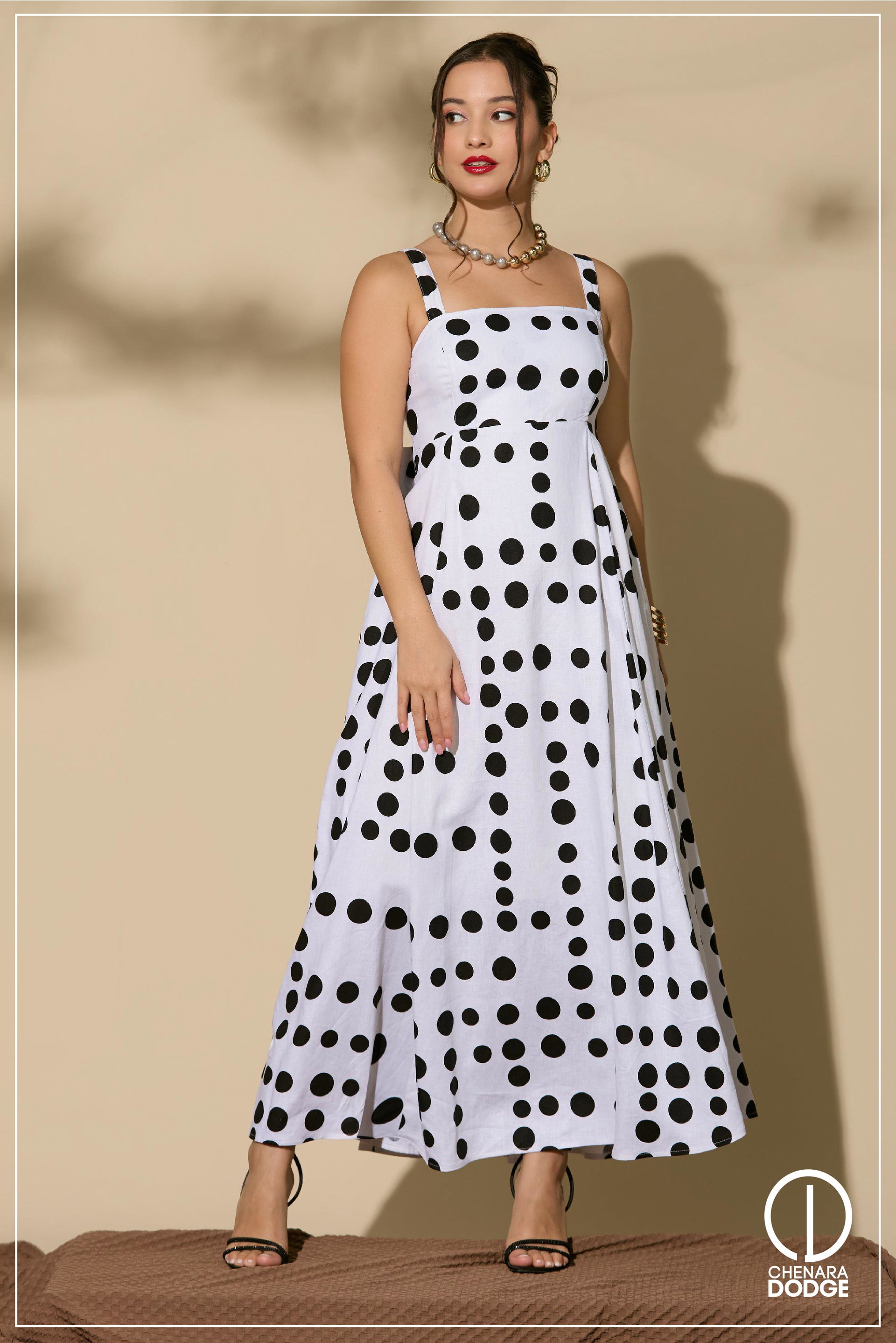 JADE THICK STRAP MAXI DRESS