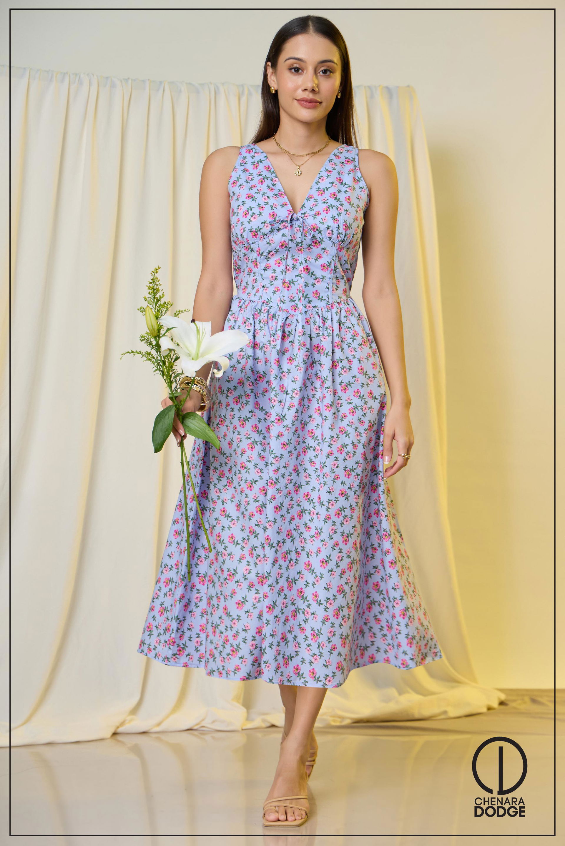 Sky Blue (Floral)