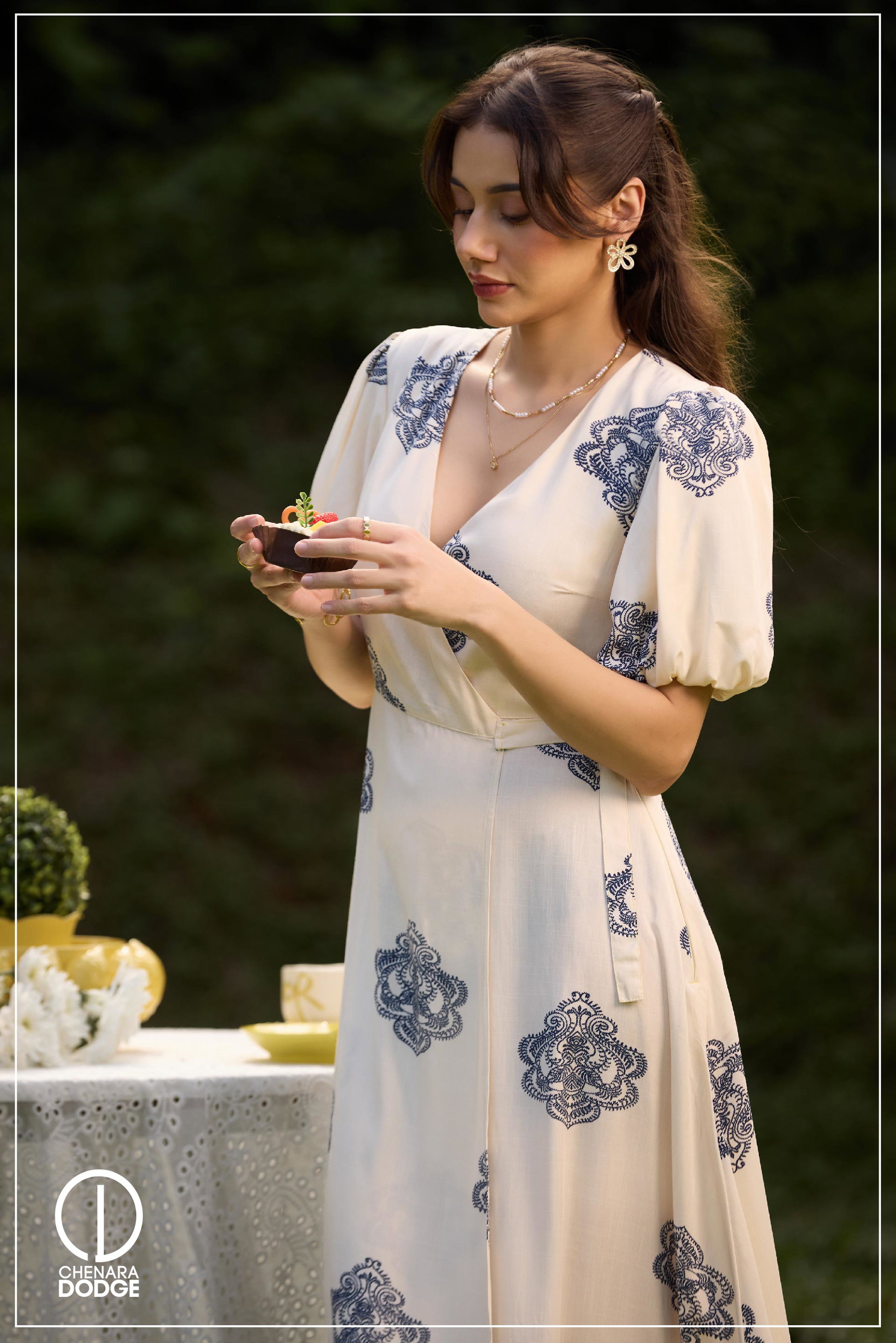 JANET PUFF SLEEVE MAXI DRESS