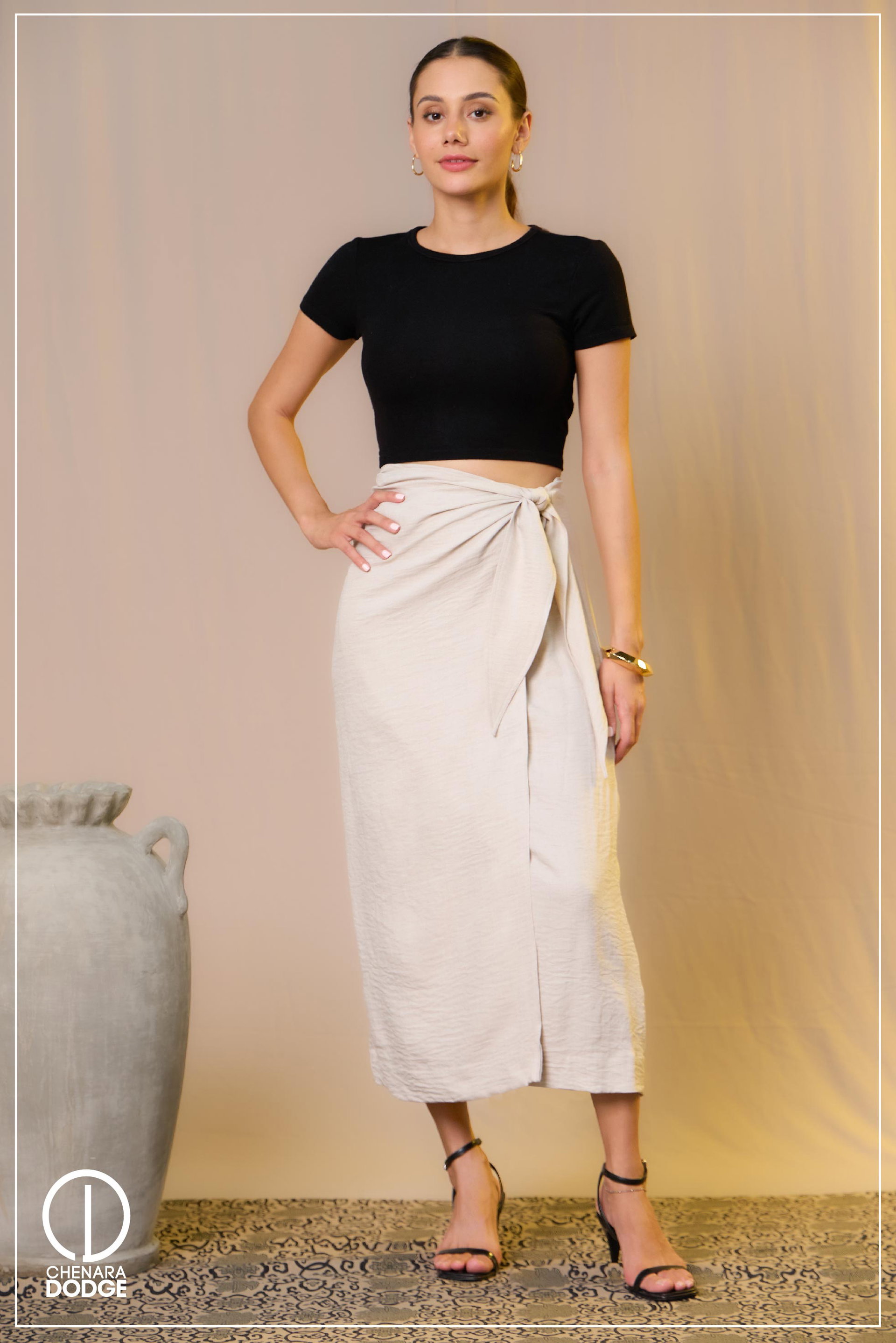 JANICE WRAP SKIRT