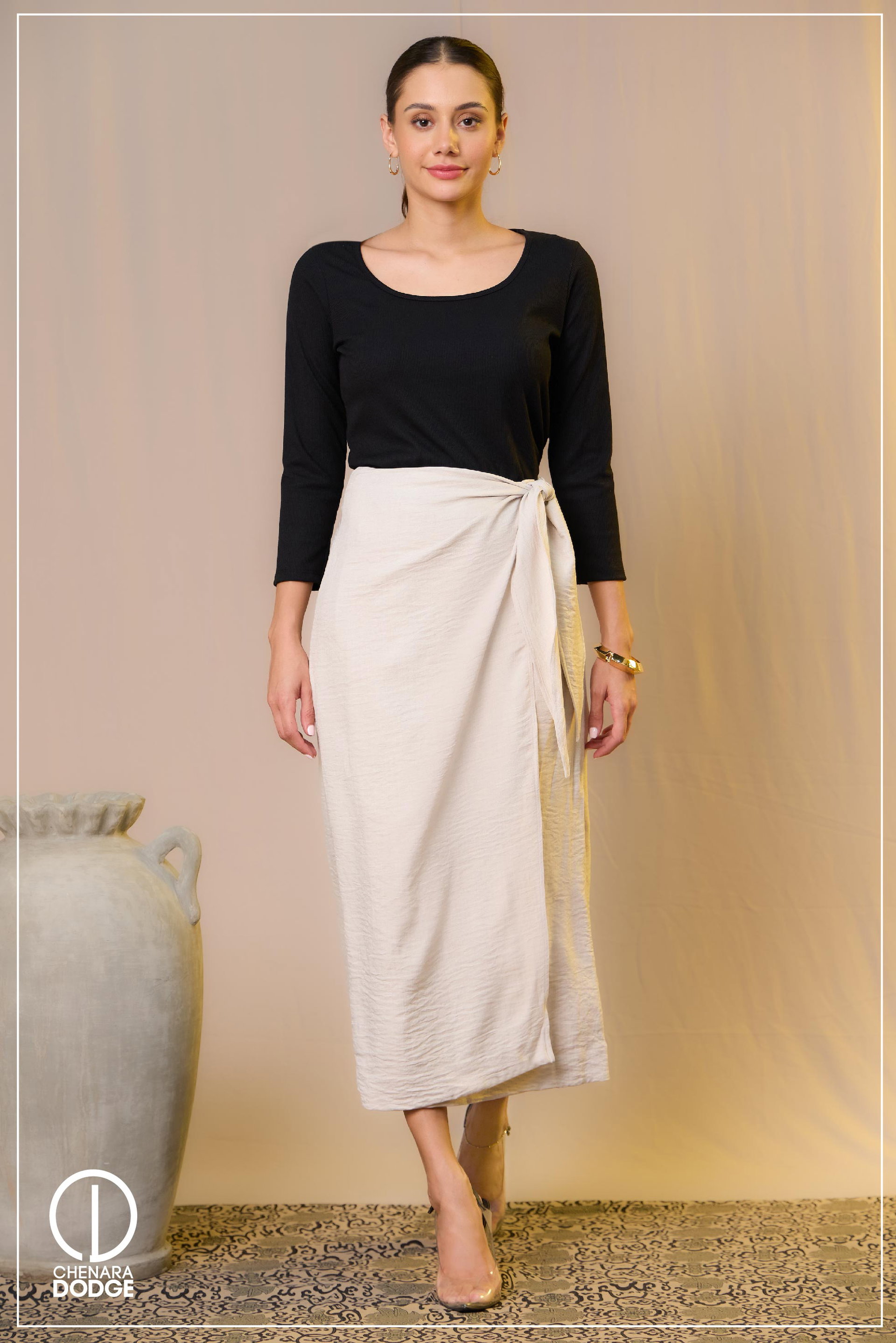 JANICE WRAP SKIRT
