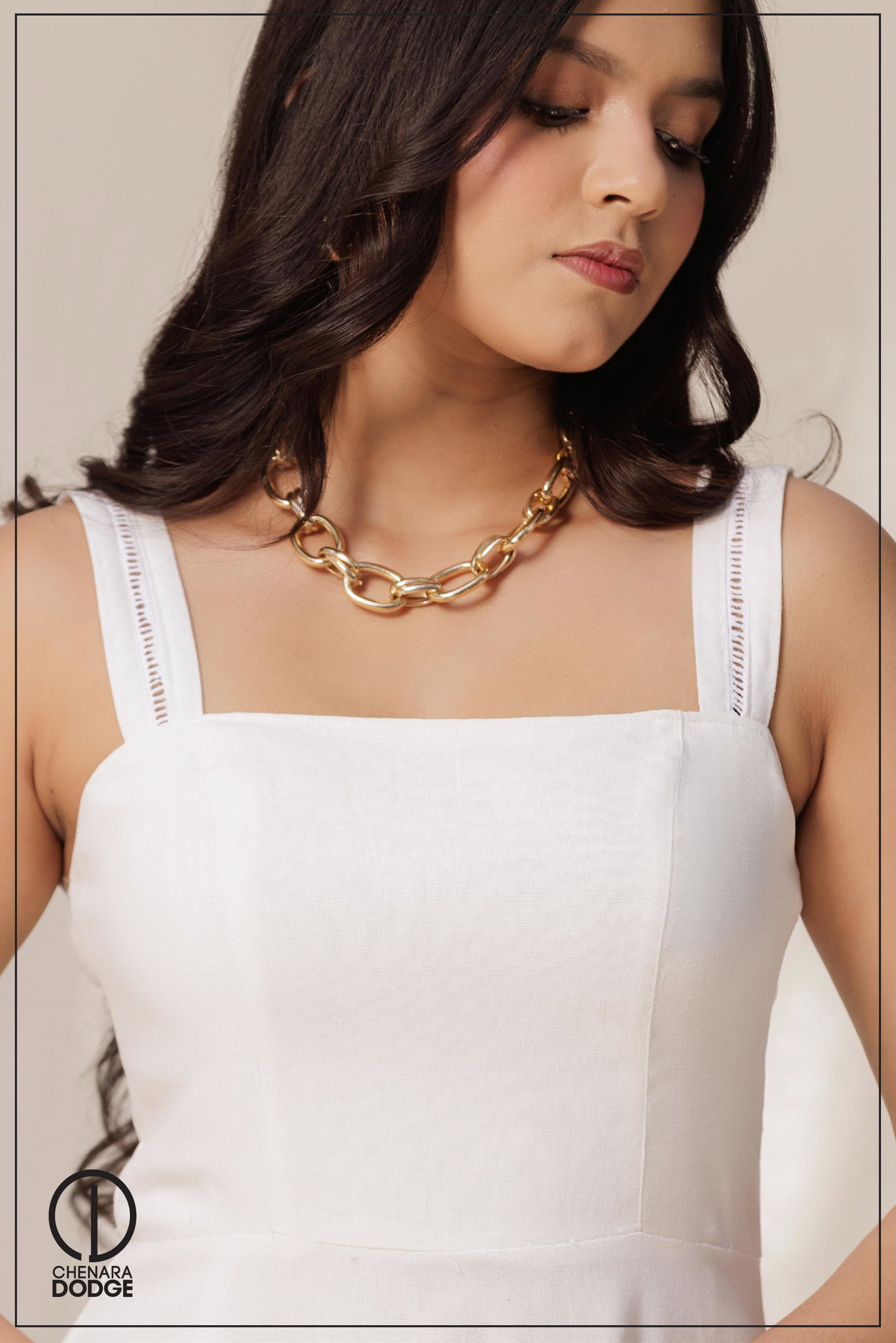 JISEY LACE DETAILED MIDI DRESS