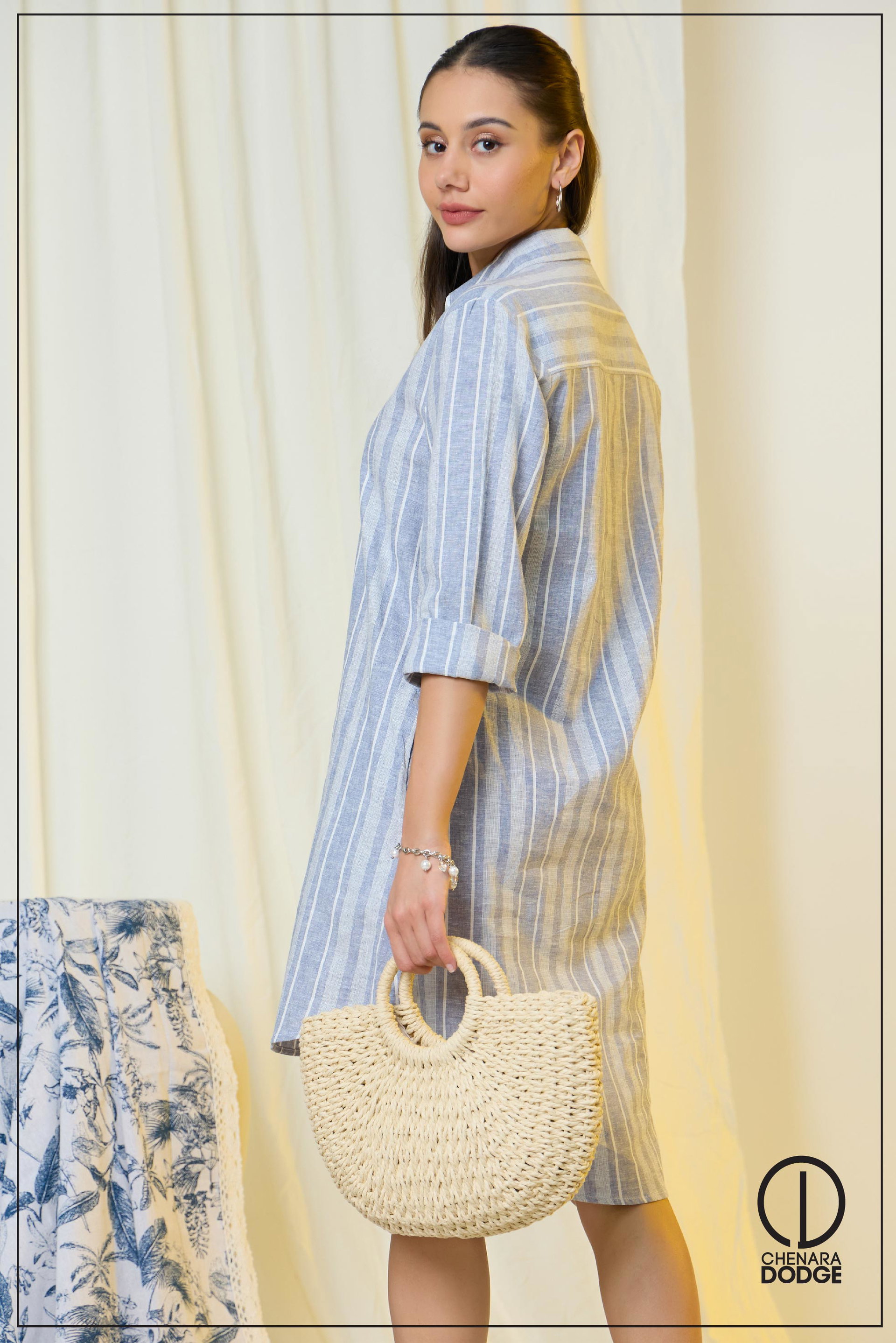 JOVIE PRINTED HIGH LOW LONG TOP