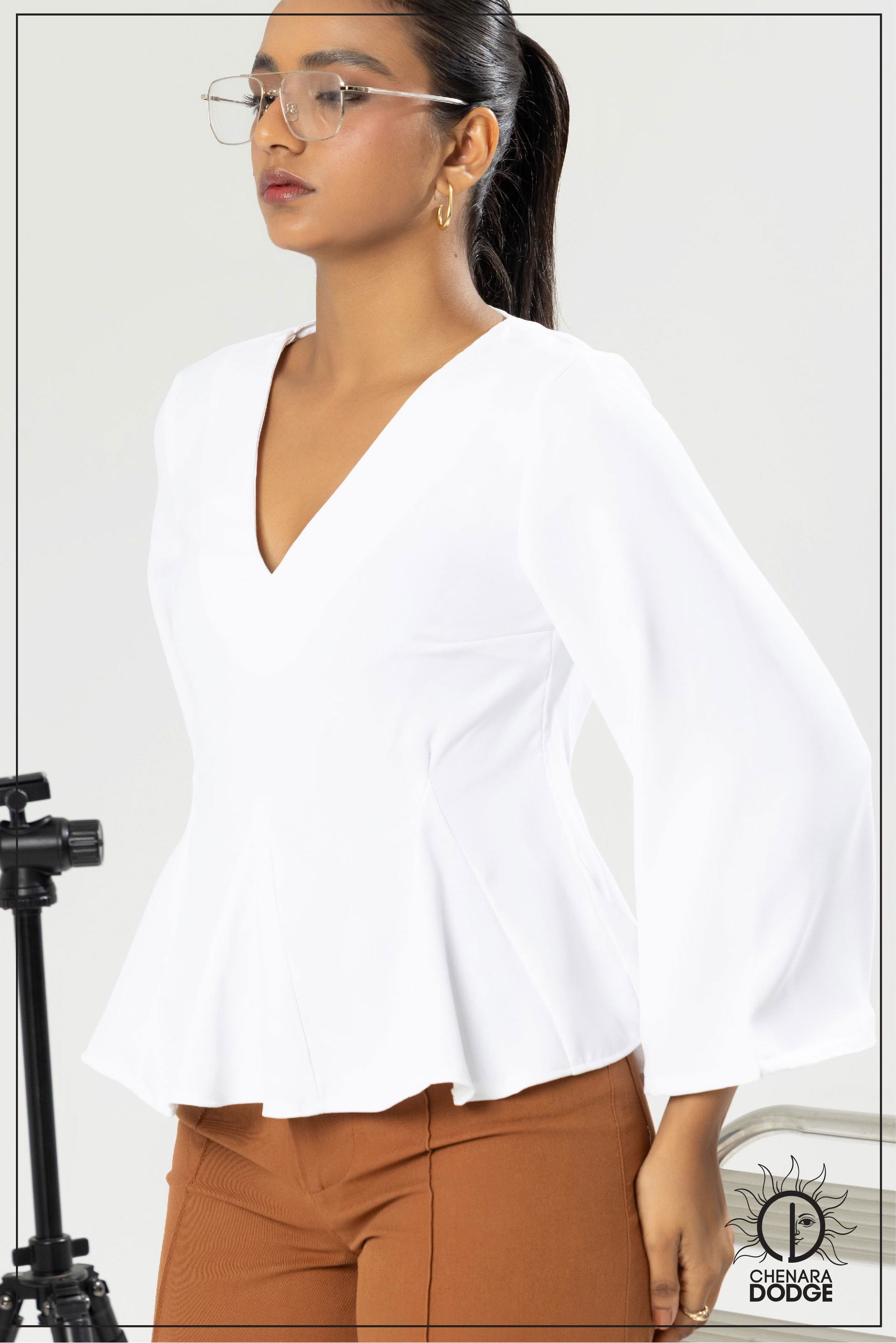 JULIA LONG SLEEVE OFFICE WEAR TOP 