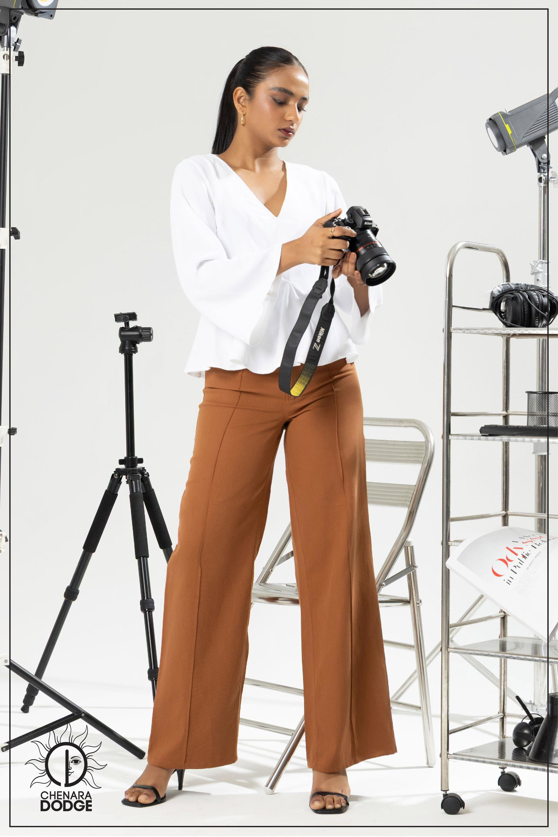 JULIA LONG SLEEVE OFFICE WEAR TOP 