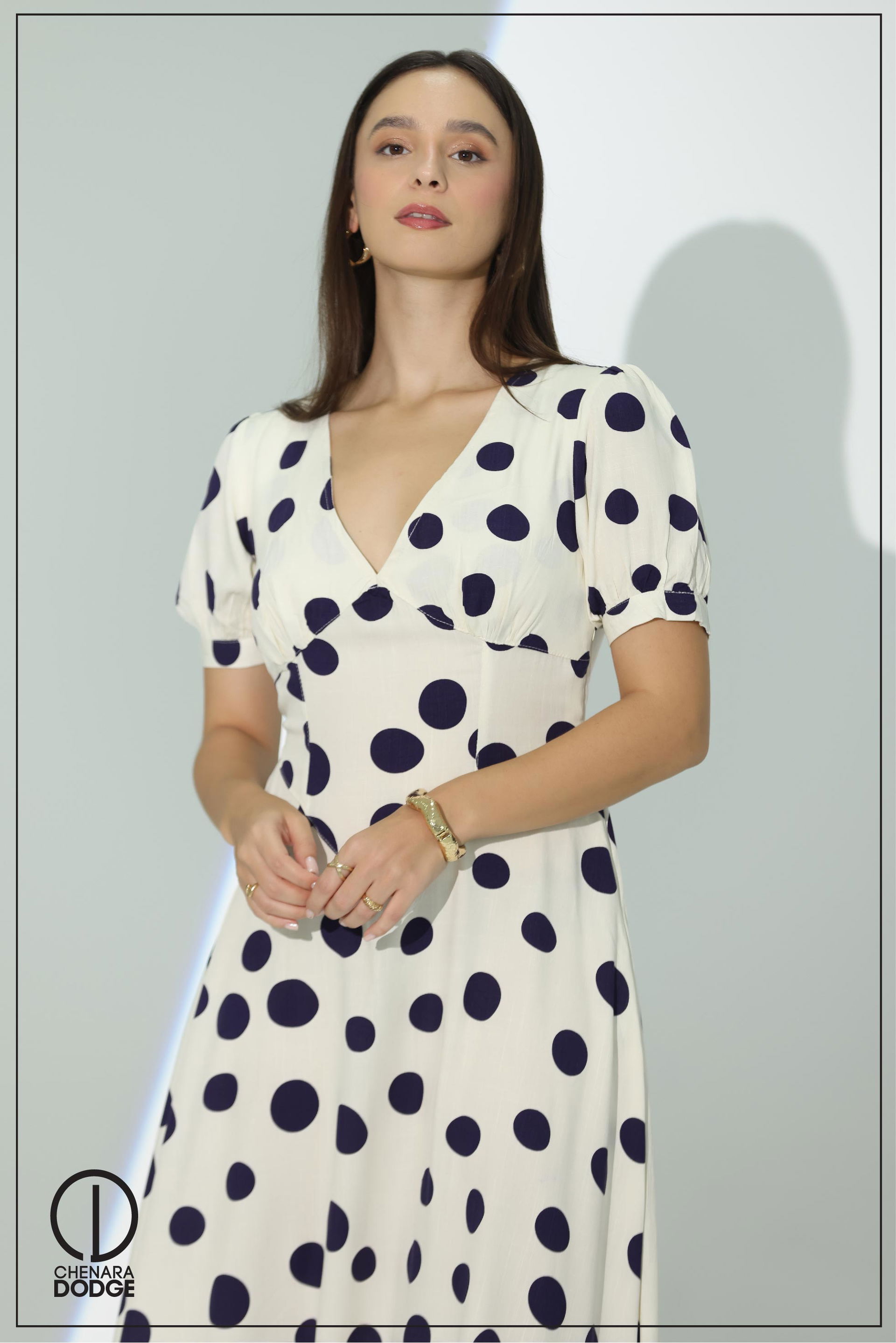 KALITA V-NECK MAXI DRESS