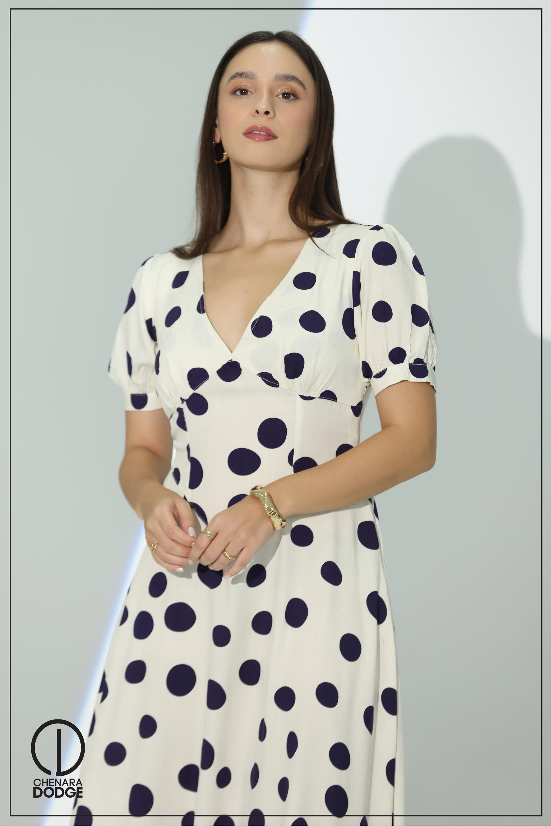 KALITA V-NECK MAXI DRESS