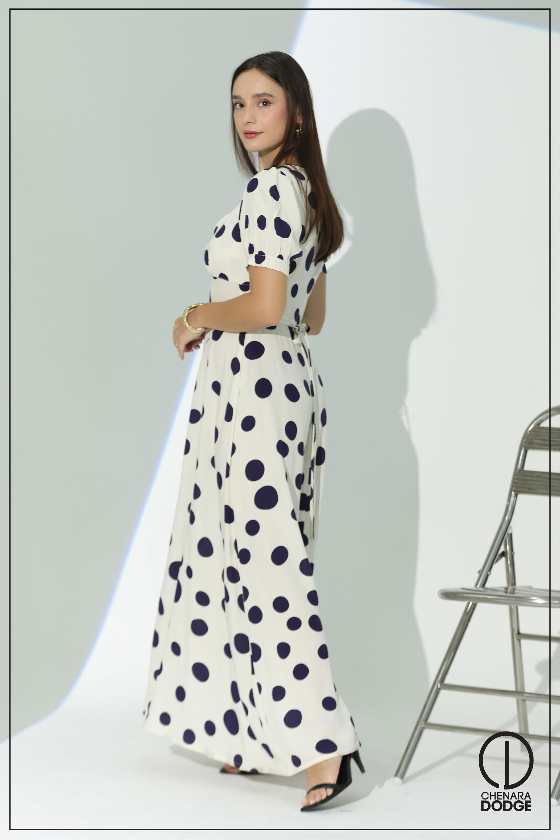 KALITA V-NECK MAXI DRESS