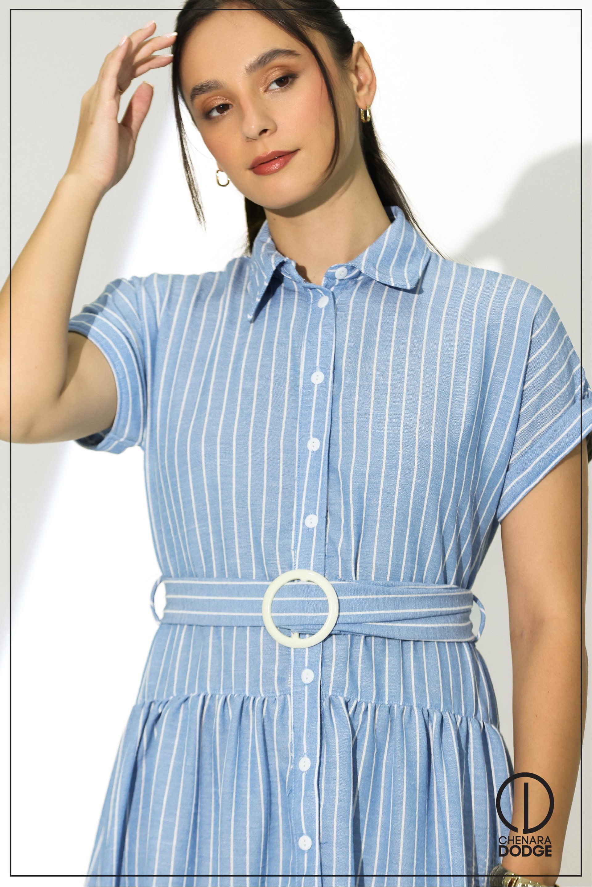 KATHERINE SHIRT MIDI DRESS