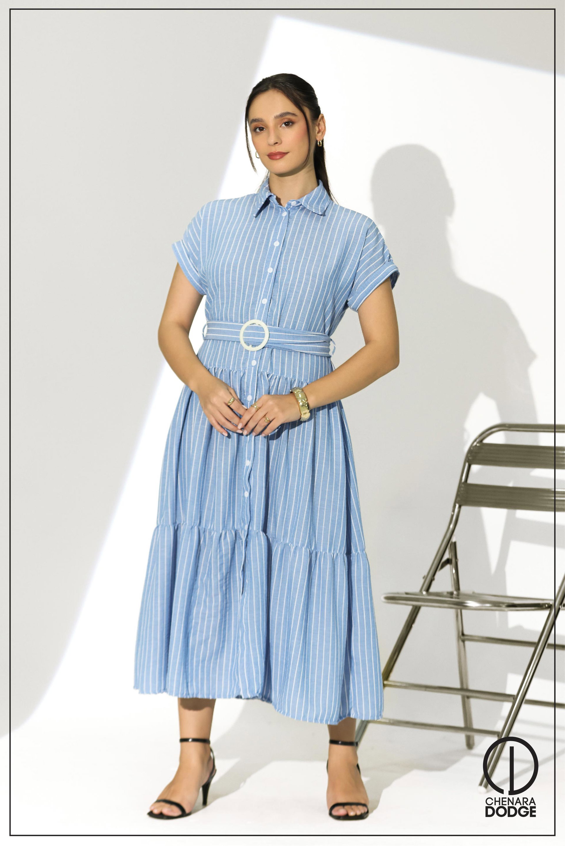 KATHERINE SHIRT MIDI DRESS