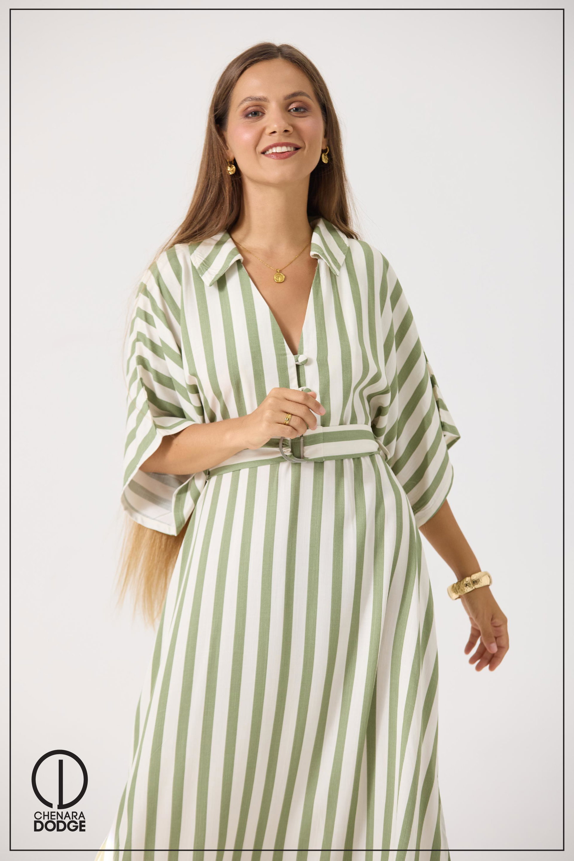 KATHERINE SHORT SLEEVED MAXI DRESS