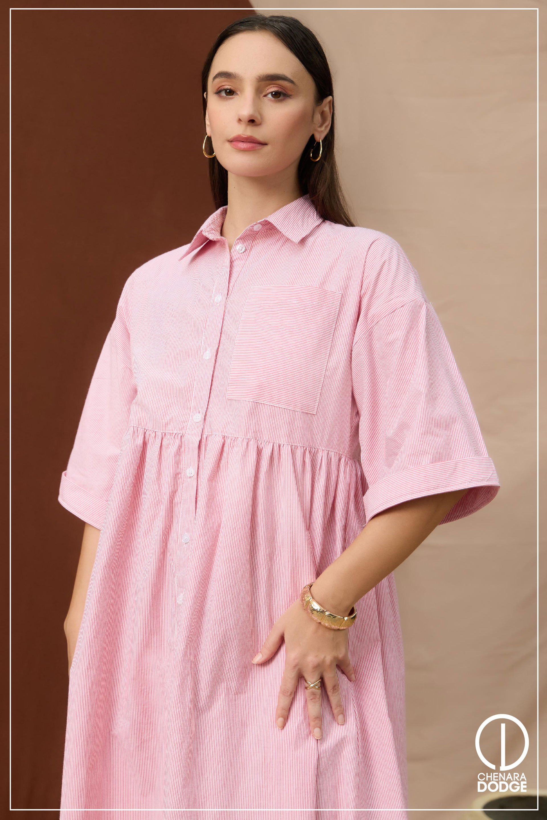 KAYA  POCKET MIDI DRESS