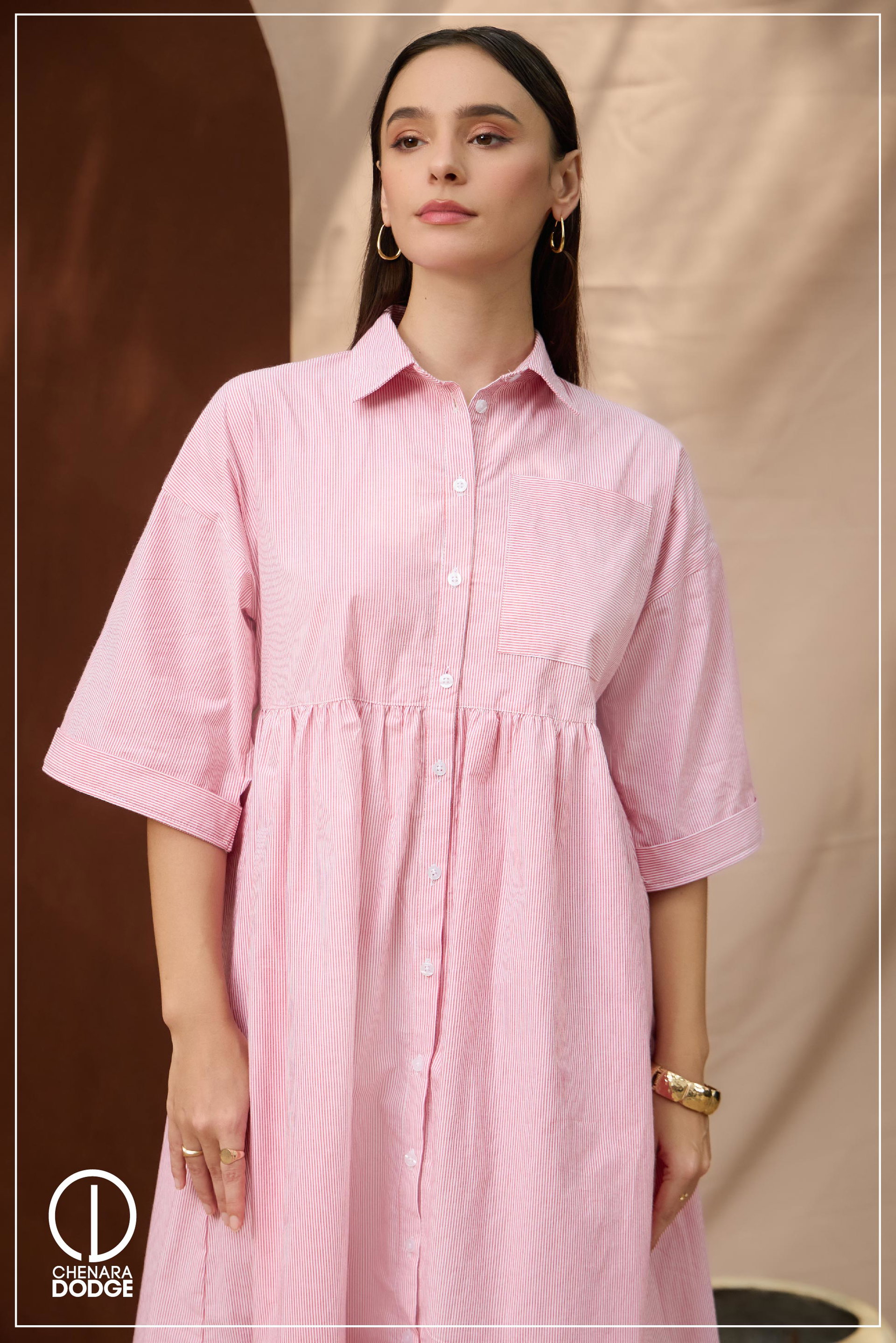 KAYA  POCKET MIDI DRESS