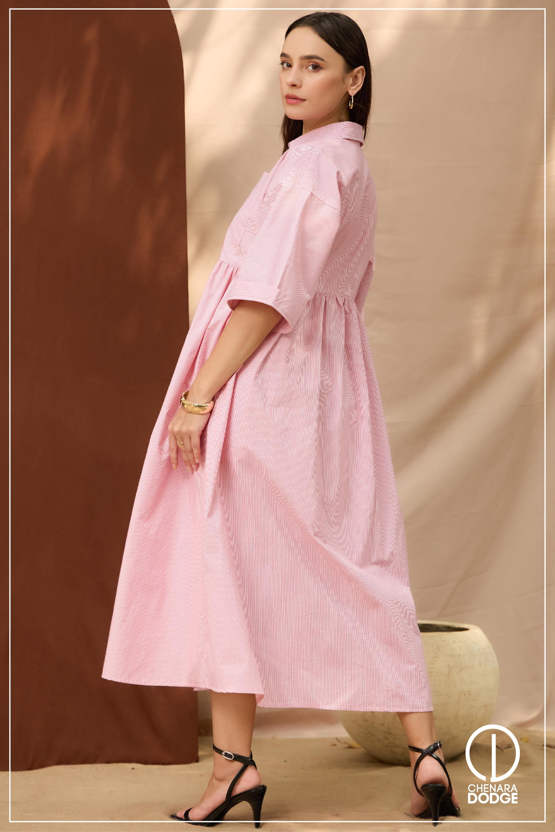 KAYA  POCKET MIDI DRESS