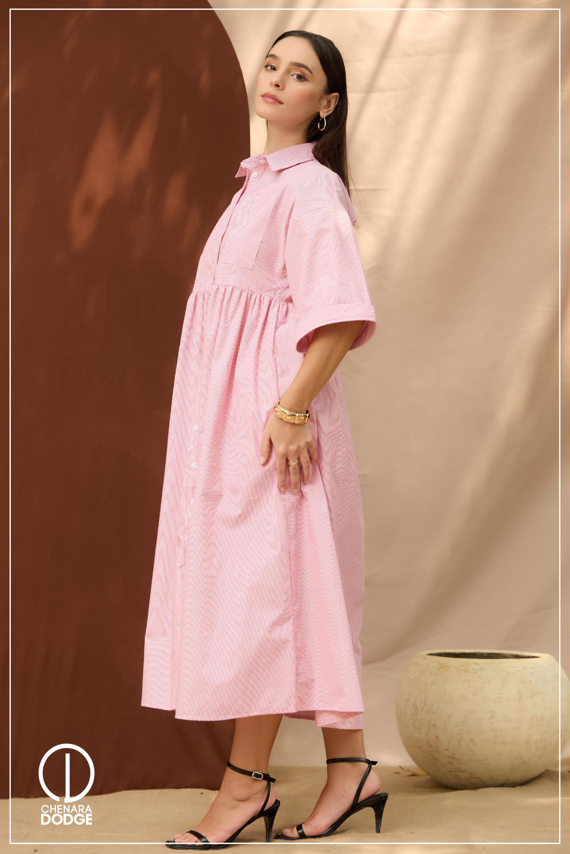 KAYA  POCKET MIDI DRESS