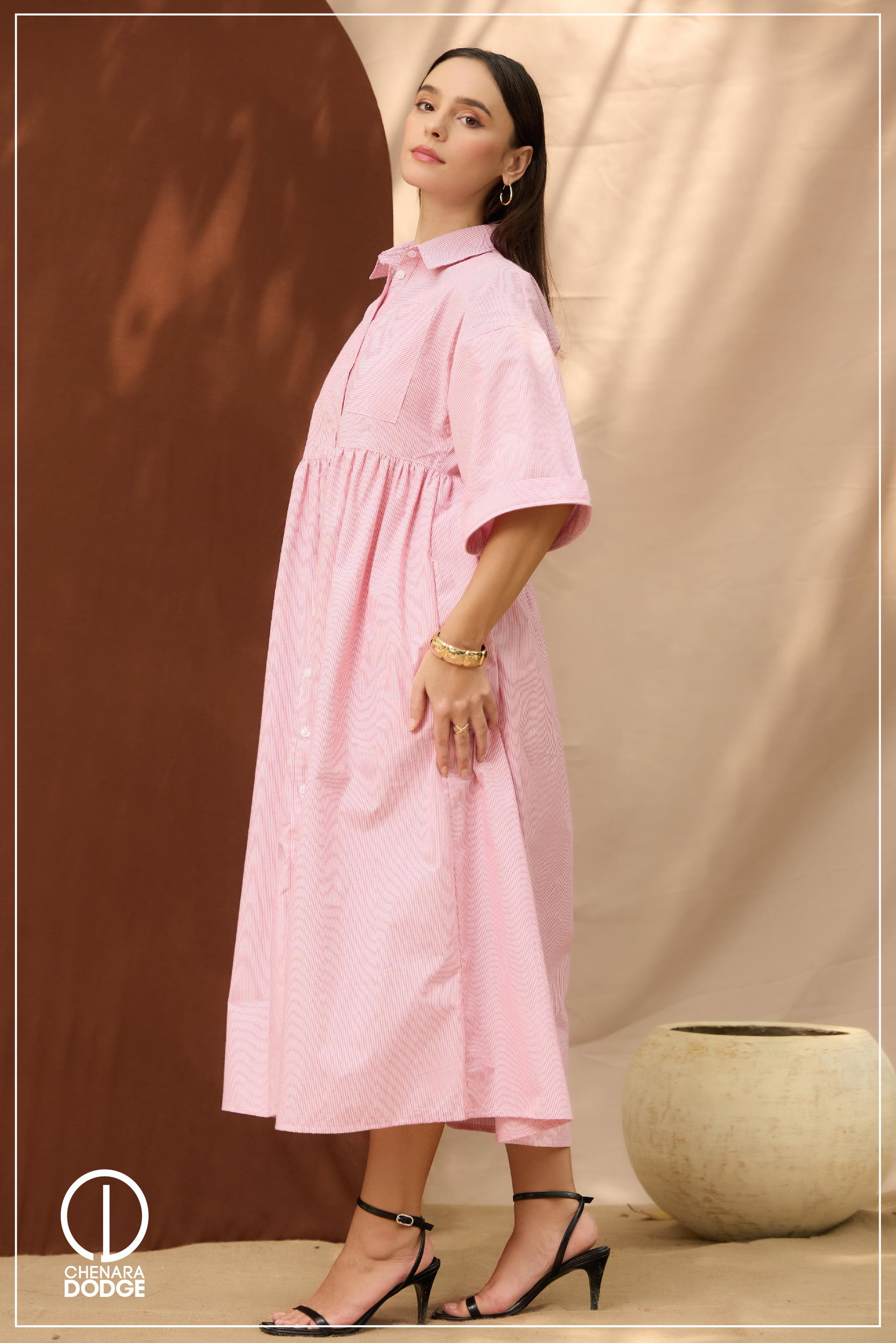 KAYA  POCKET MIDI DRESS