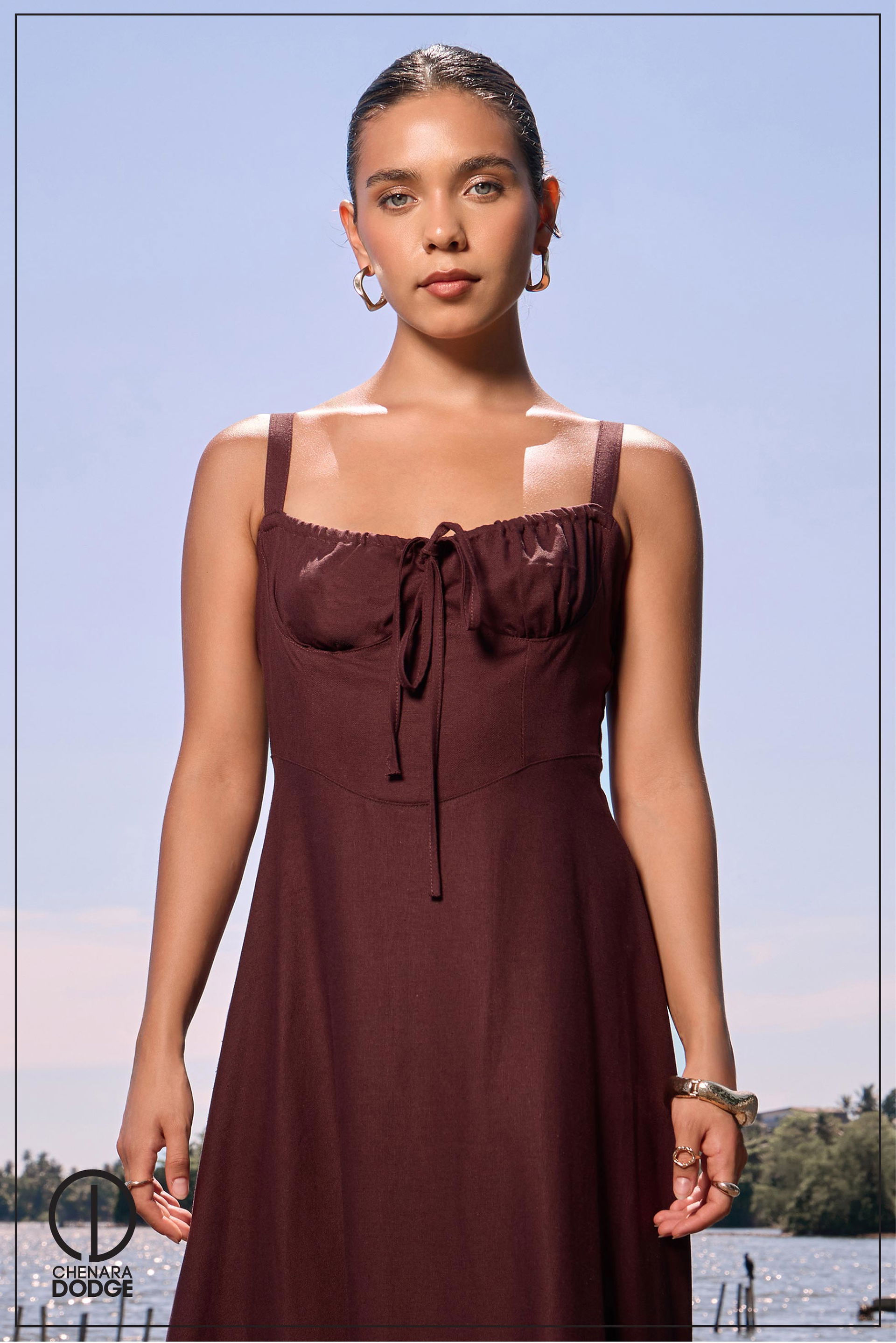 KIARA STRAPPED MAXI DRESS