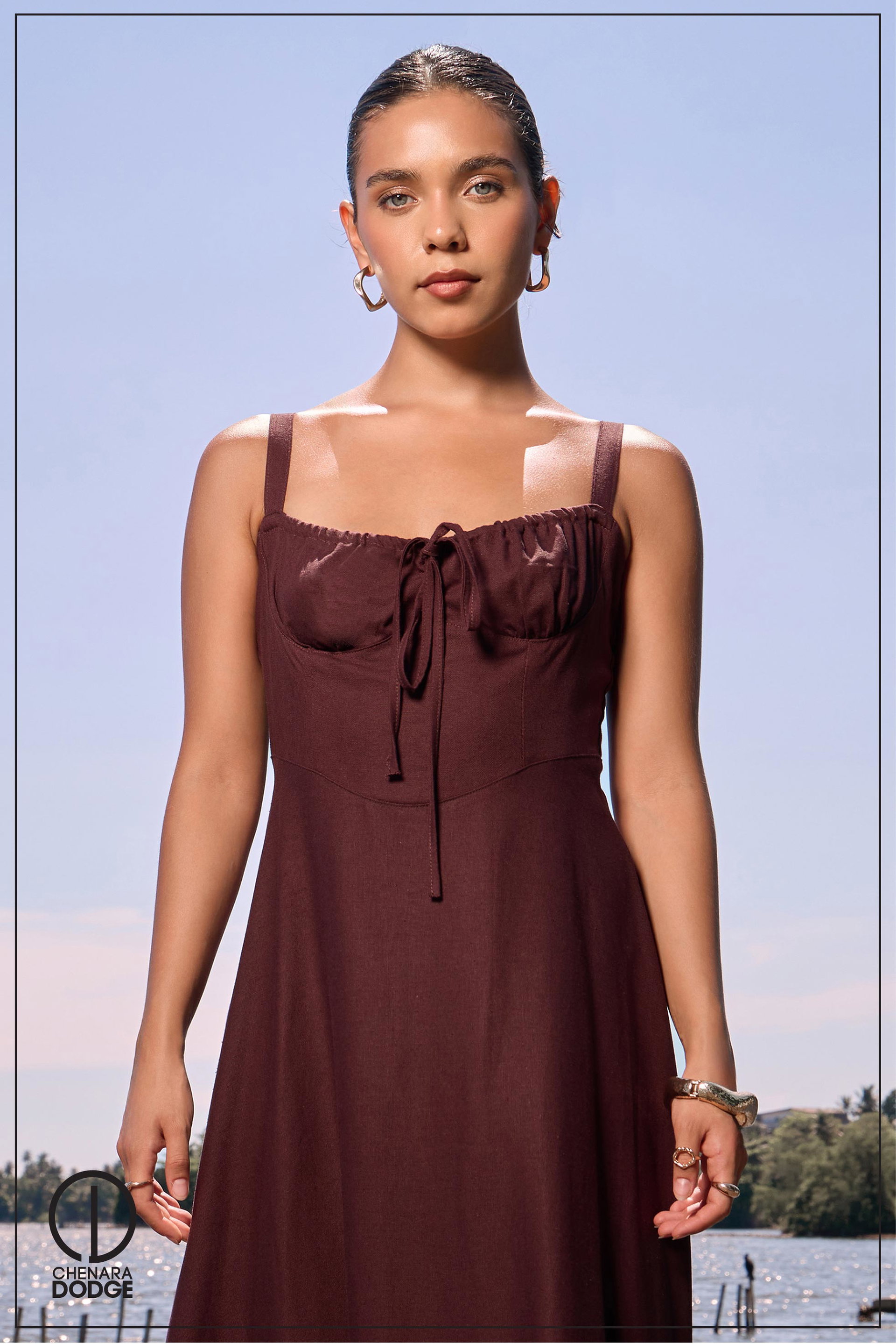 KIARA STRAPPED MAXI DRESS