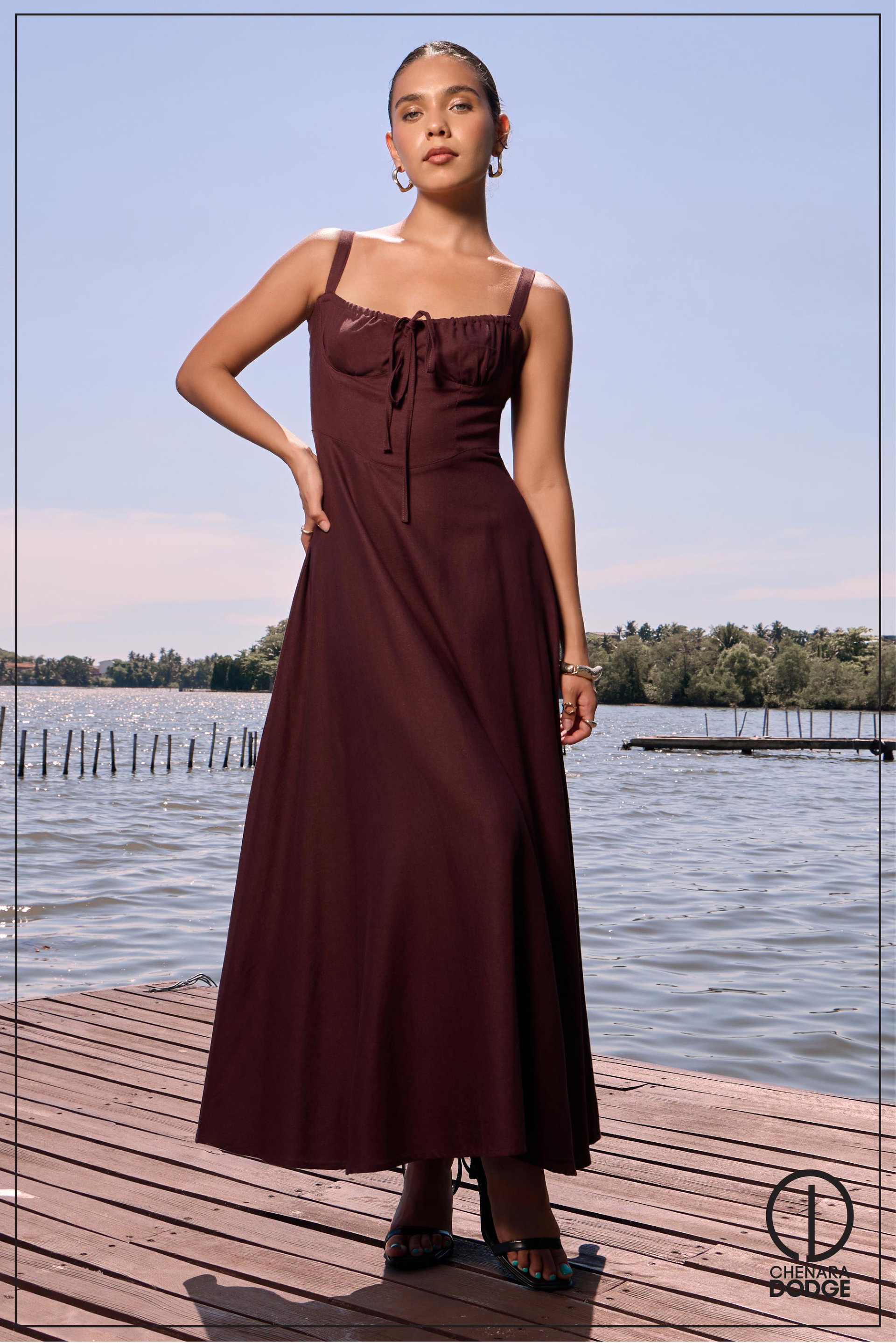 KIARA STRAPPED MAXI DRESS