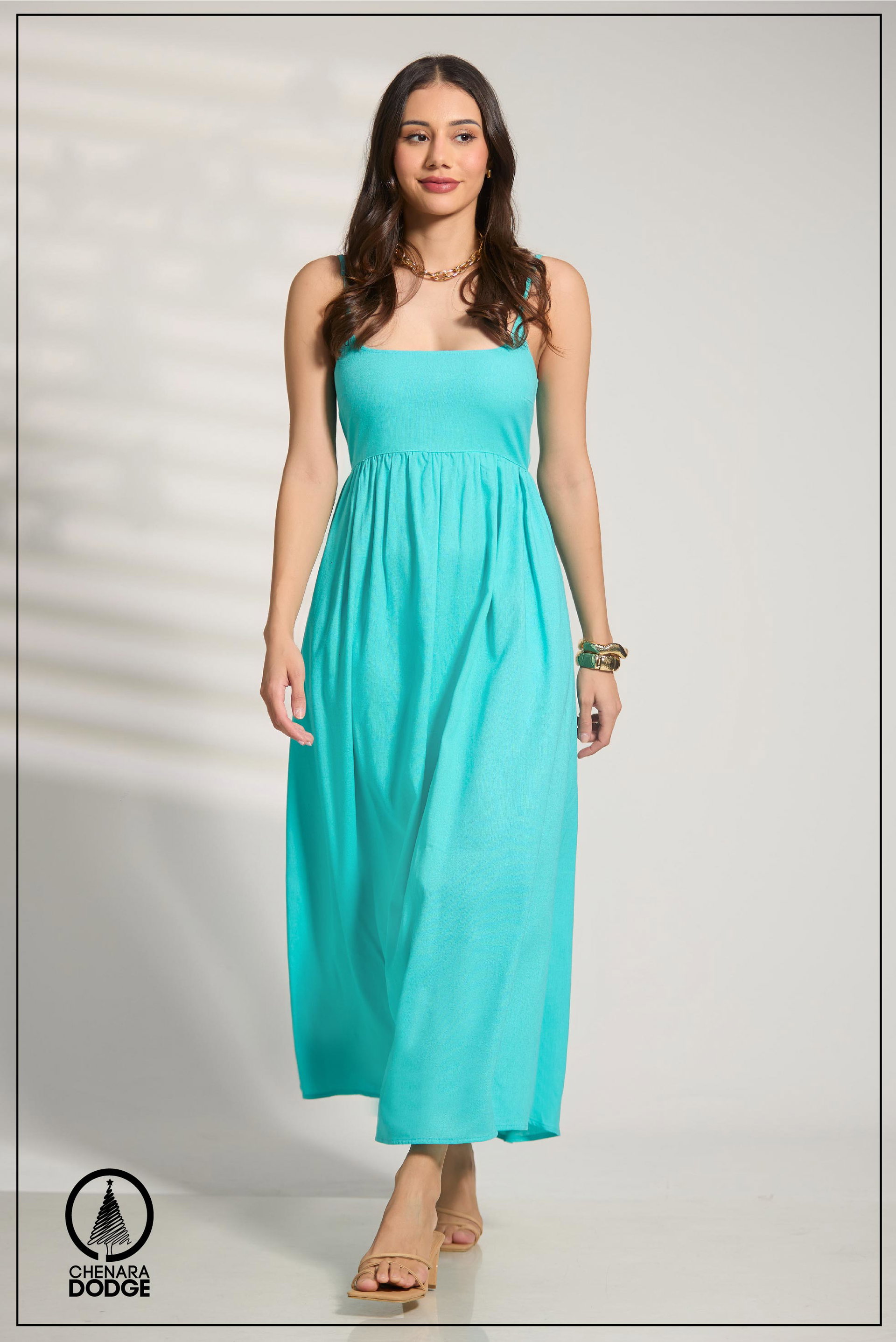 KIYOKO STRAPPY MAXI DRESS